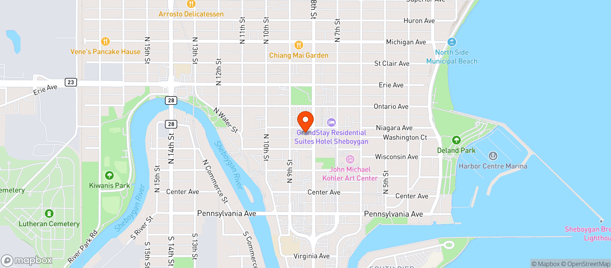 Map showing Stefanie H Weill Cntr F #0