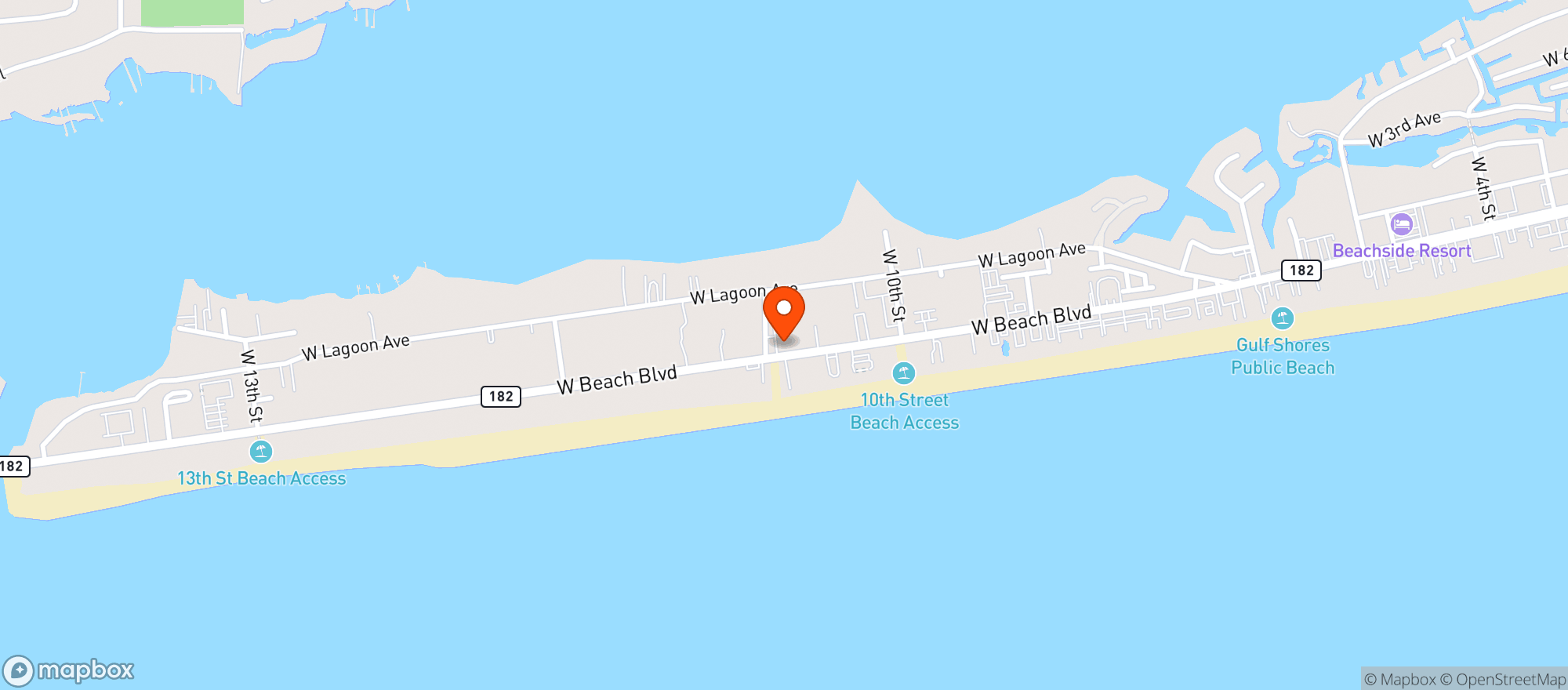 Map showing WAVES