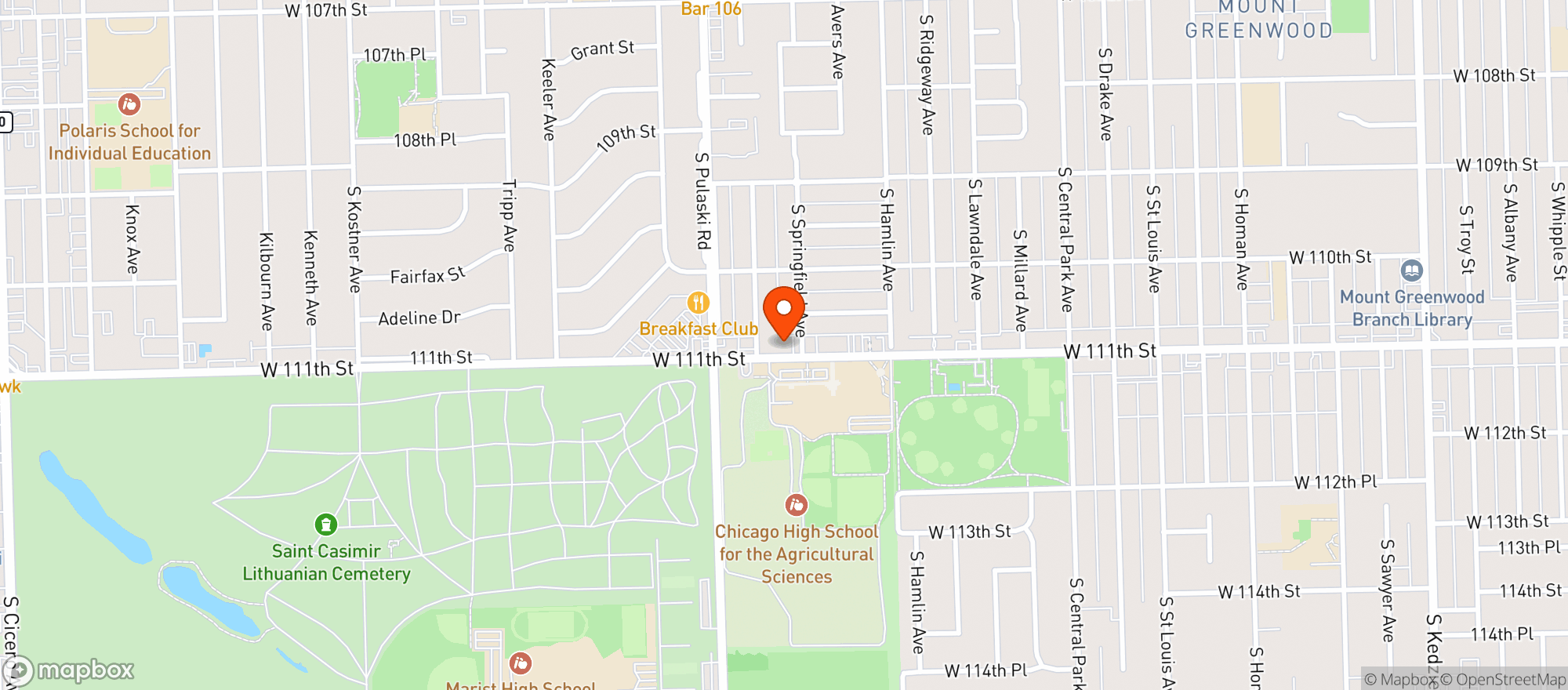 Map showing Lawlor S Bar