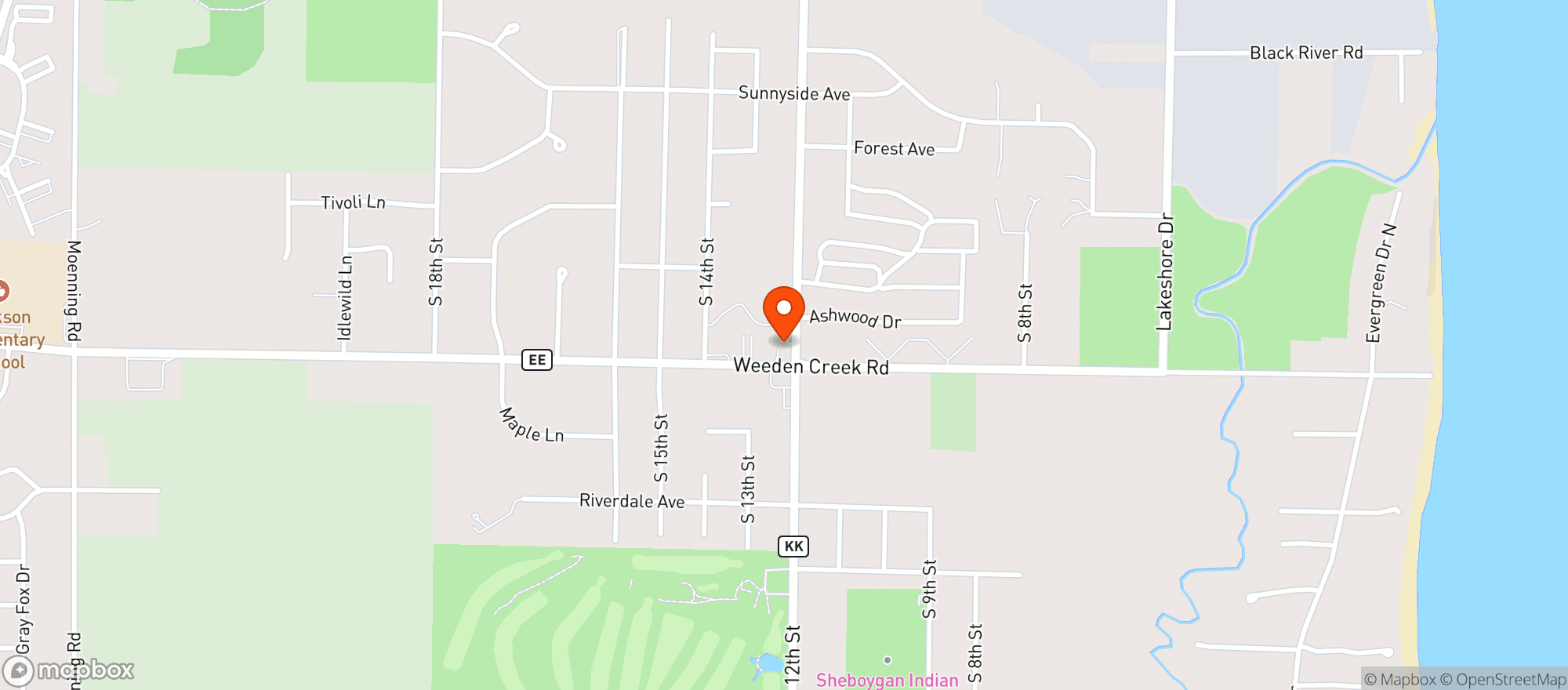 Map showing Fischers Food & Liquor