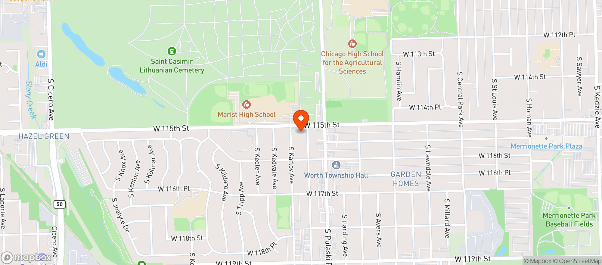 Map showing Lauras Wine & Craft Beer