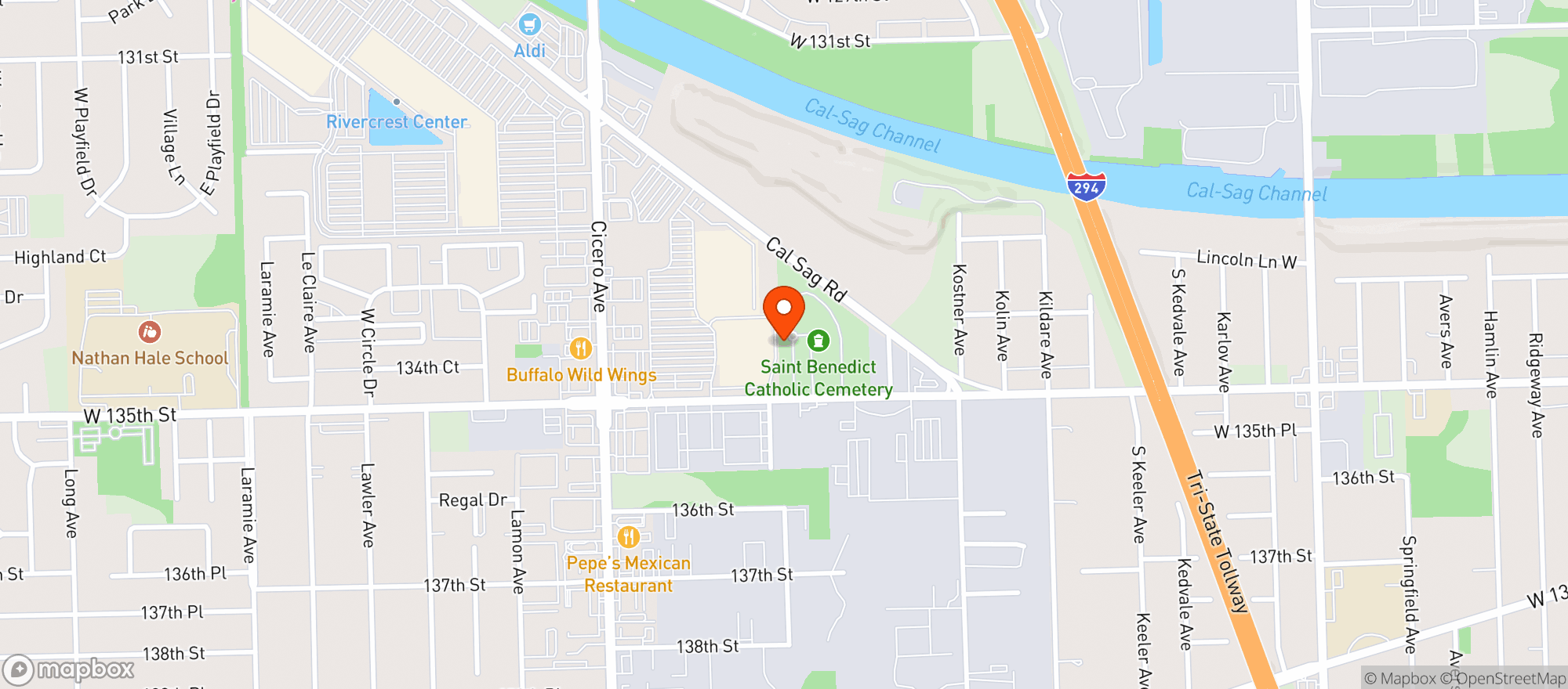 Map showing WALMART