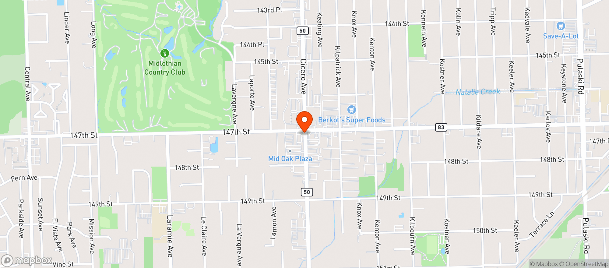 Map showing Madori's Liquor & Deli
