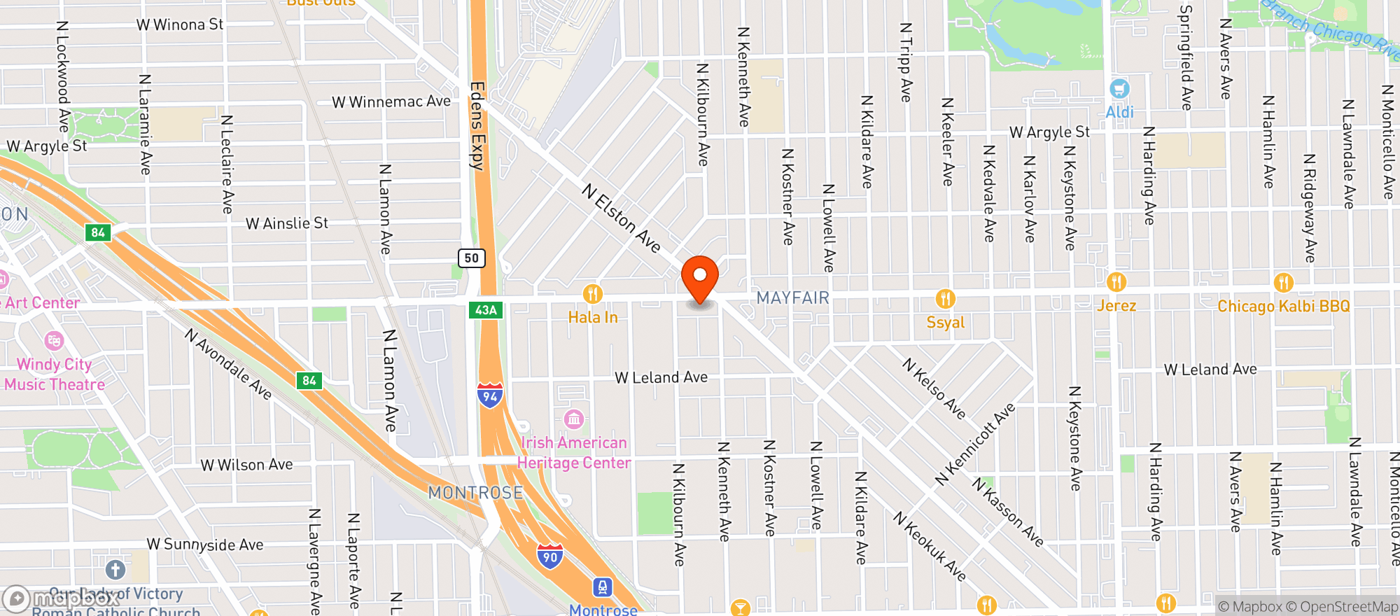 Map showing Leo's Liquor 2