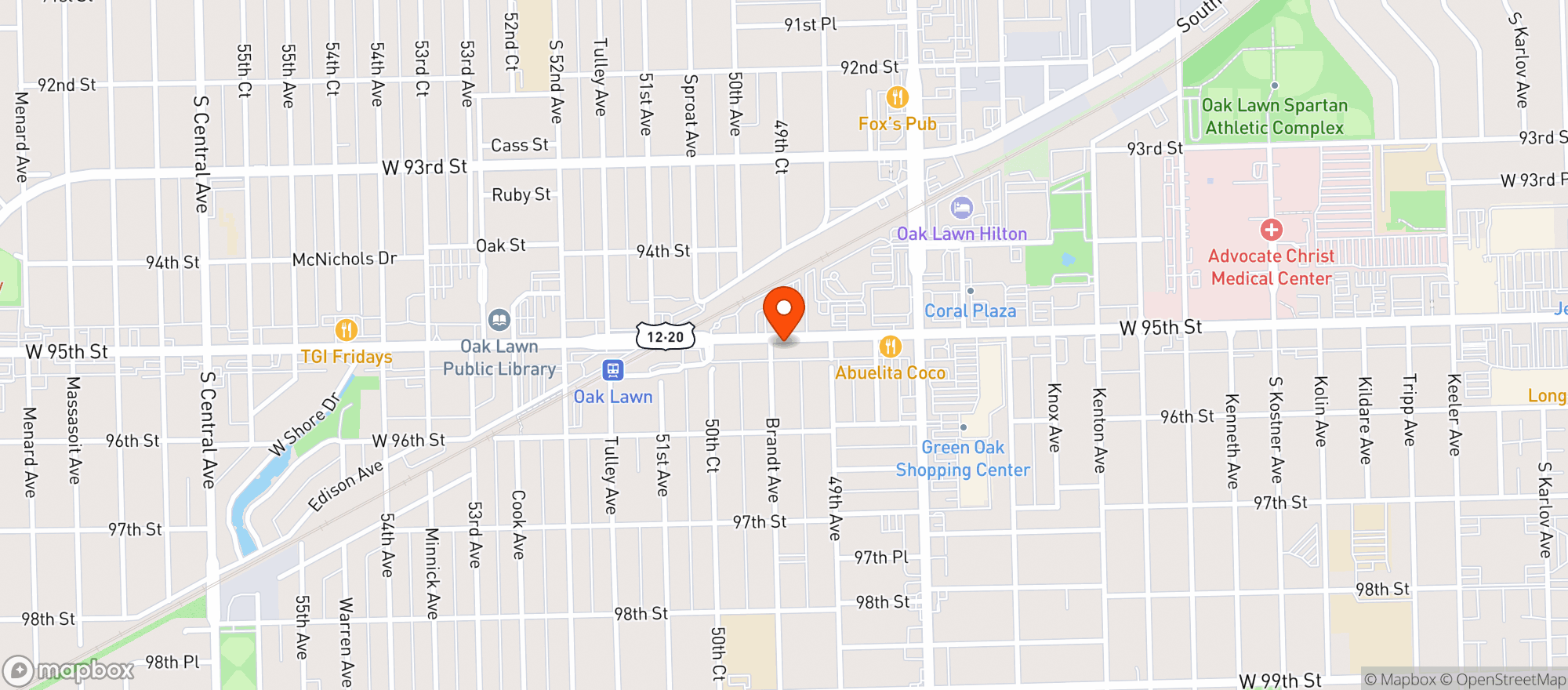 Map showing Cork & Bean