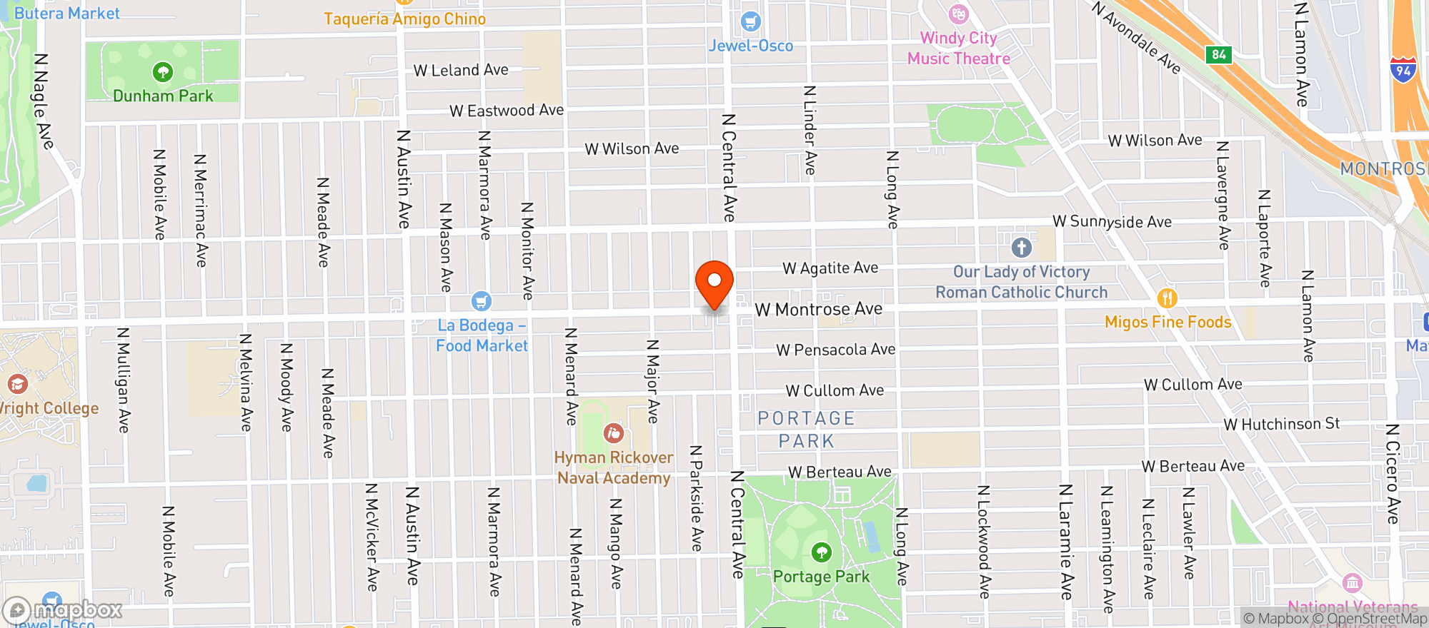 Map showing Otra Chela Food & Liquors