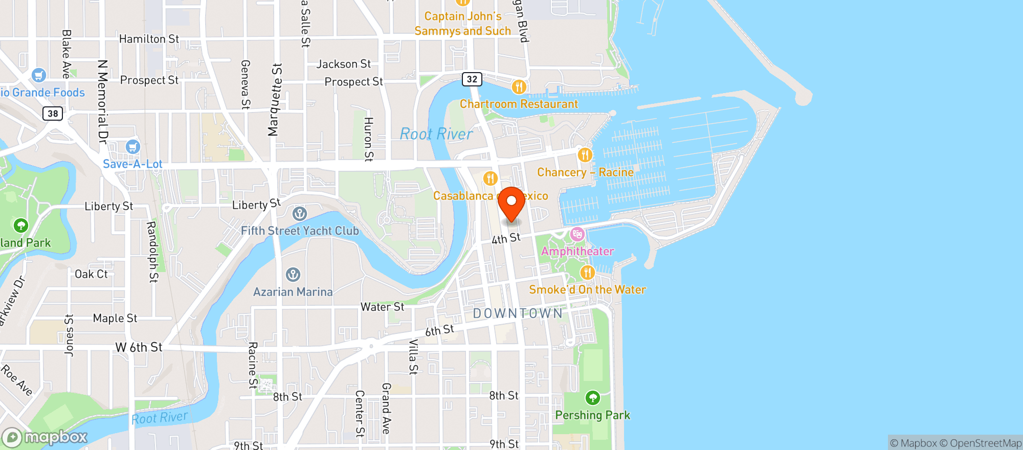 Map showing Evelyn'S Club Main