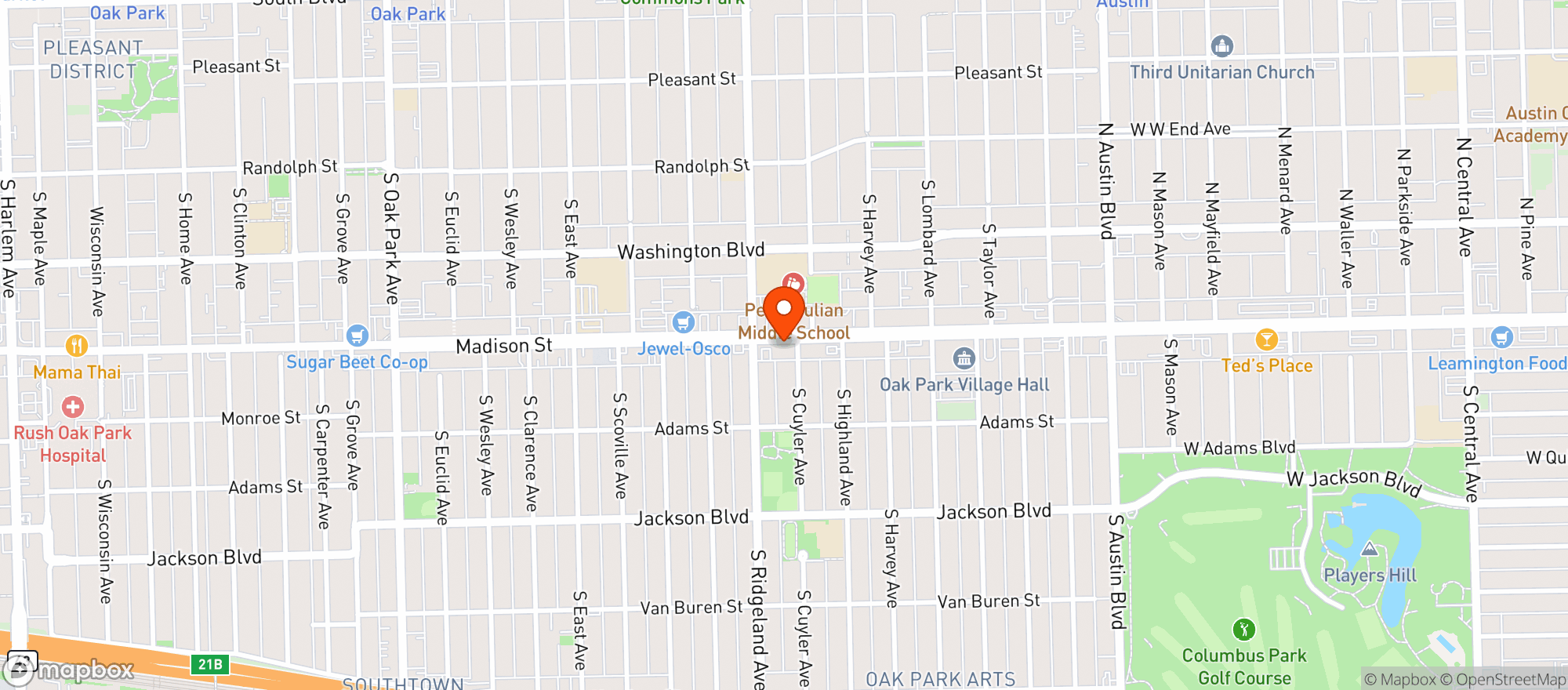 Map showing Cvs Pharmacy #3163