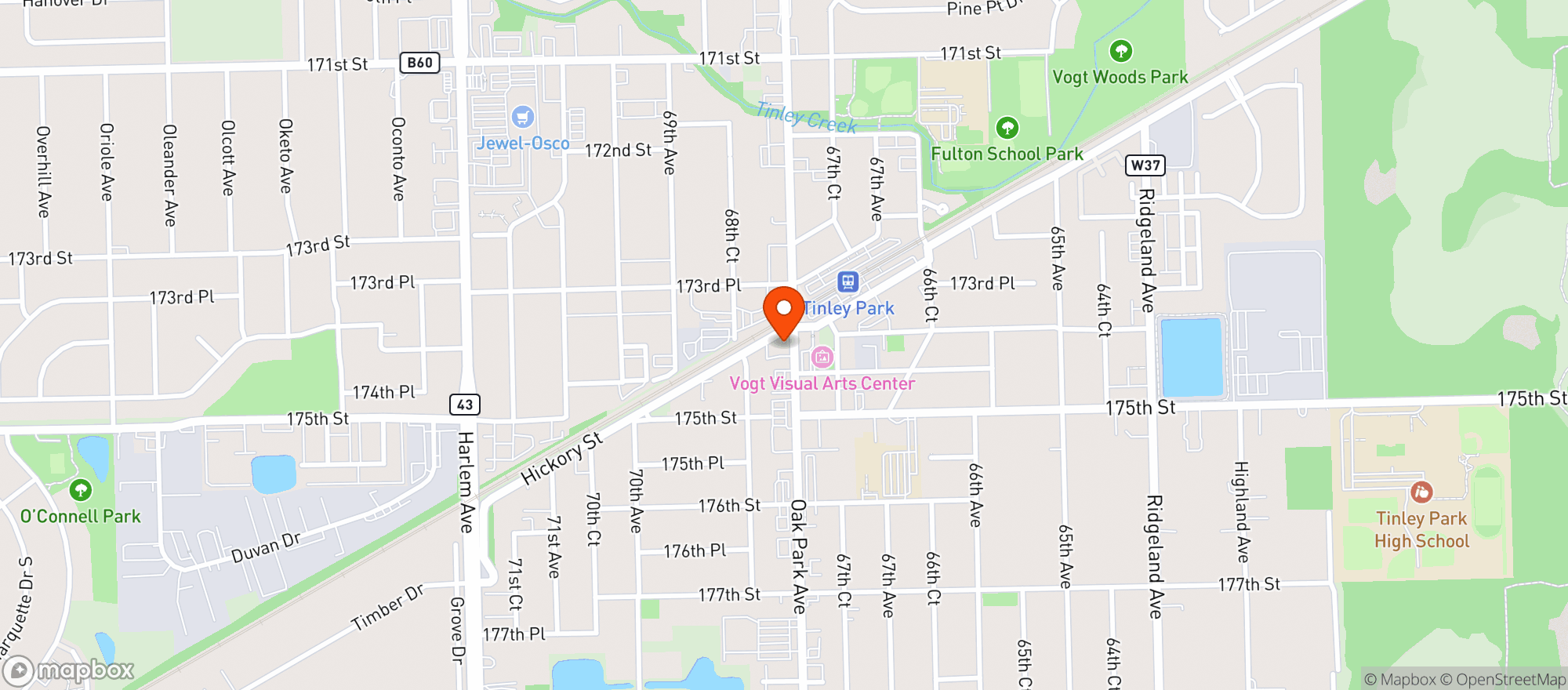 Map showing sip Wine Bar