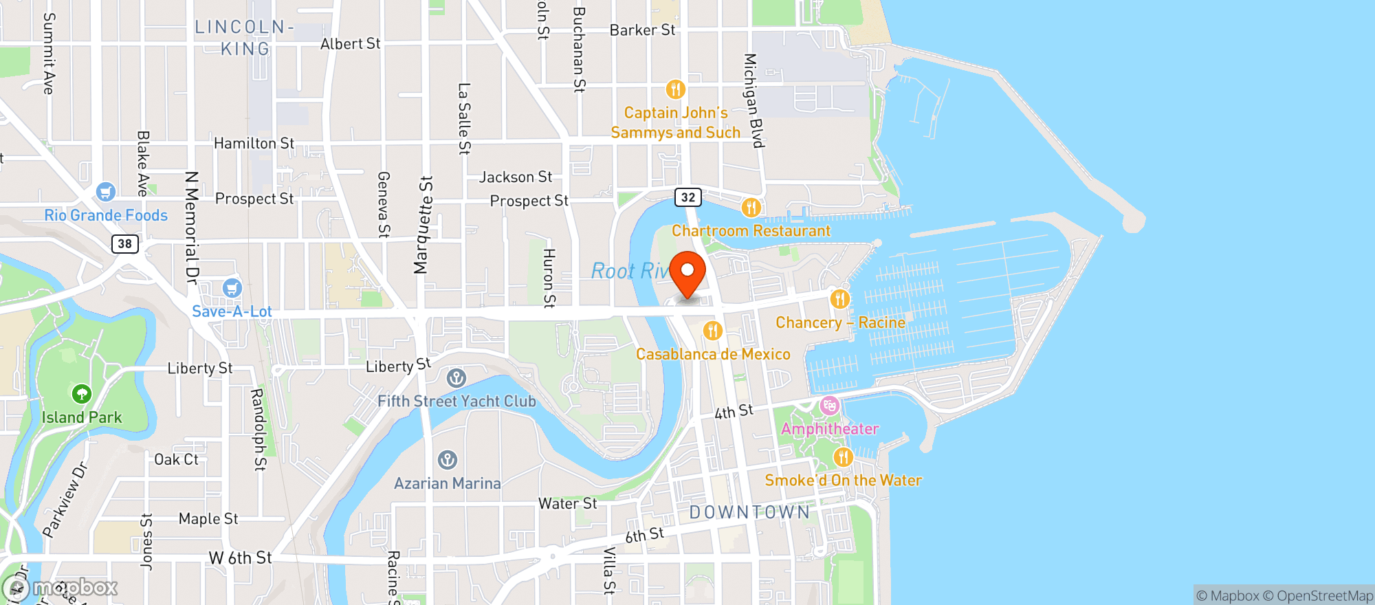 Map showing Carriage House Liquors