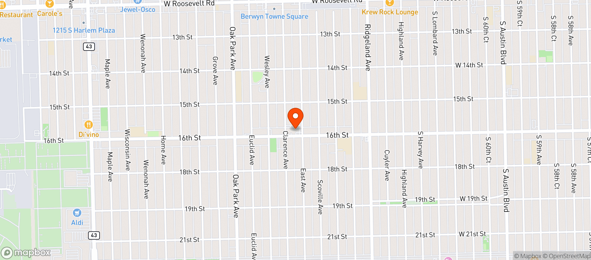 Map showing 7 ELEVEN