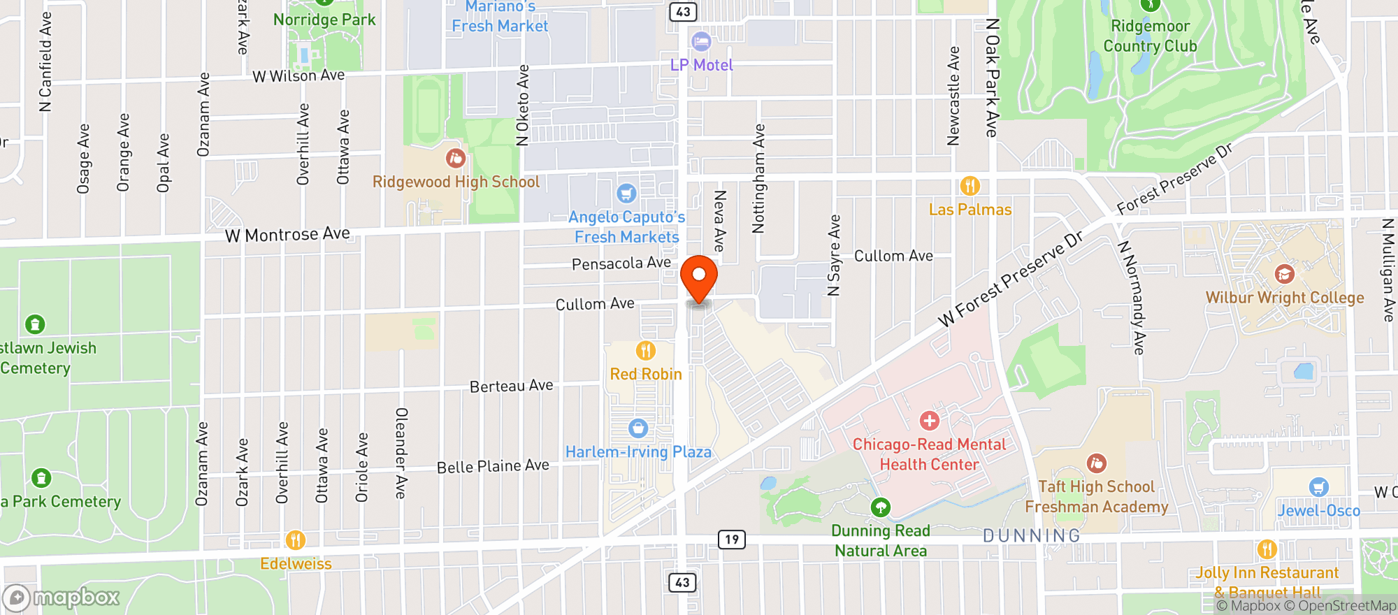 Map showing Vitamin Shoppe - Norridge