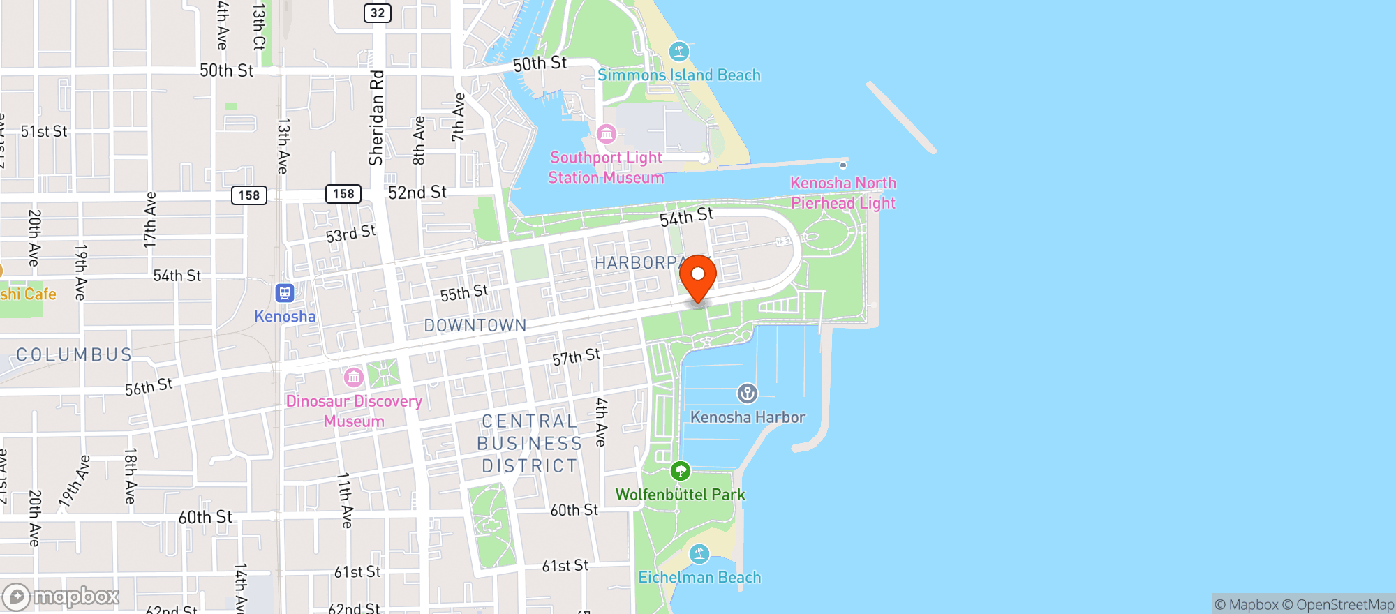 Map showing Soundbar Musick Cafe