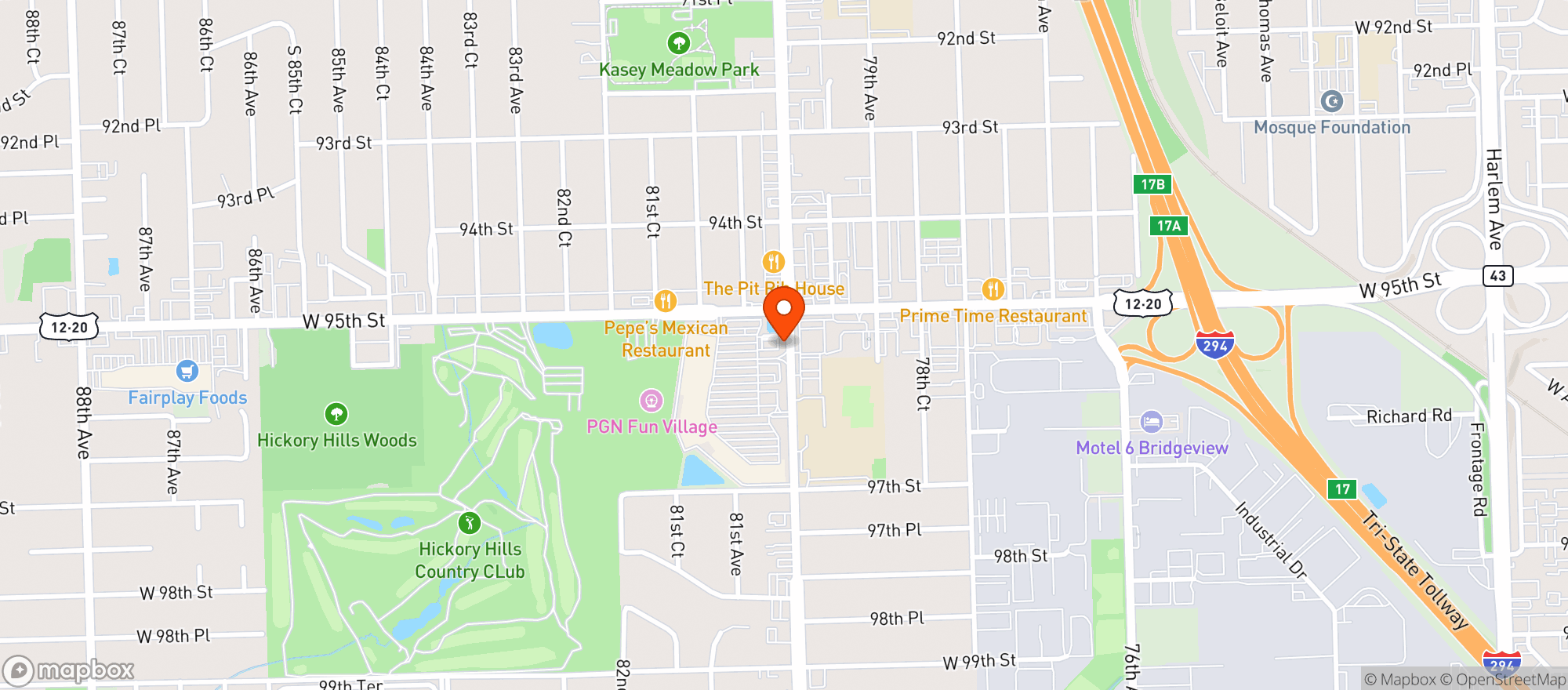 Map showing OSCO DRUG