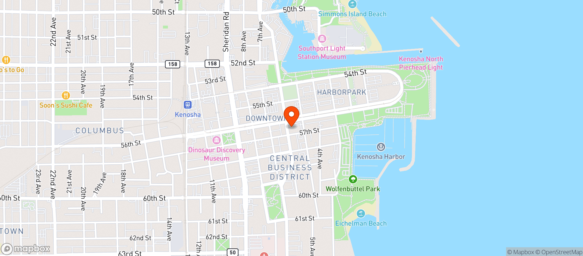 Map showing The Buzz