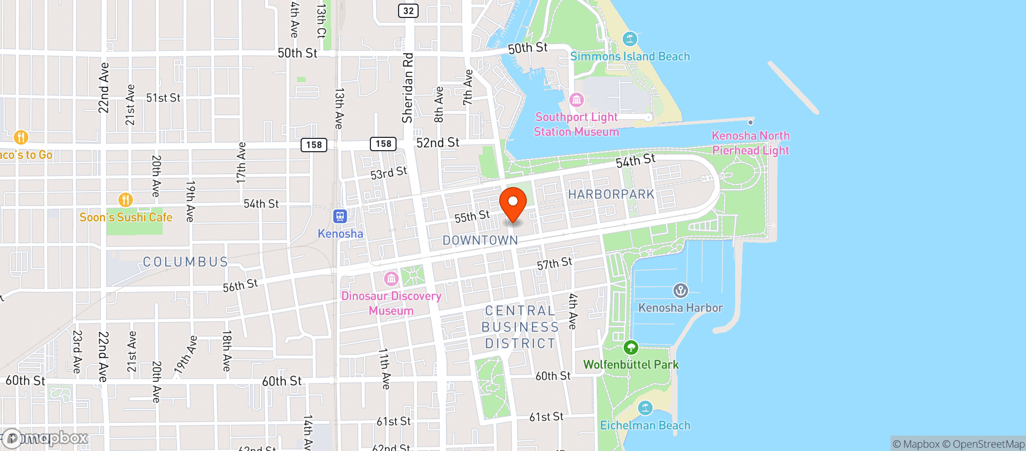 Map showing Century Pub