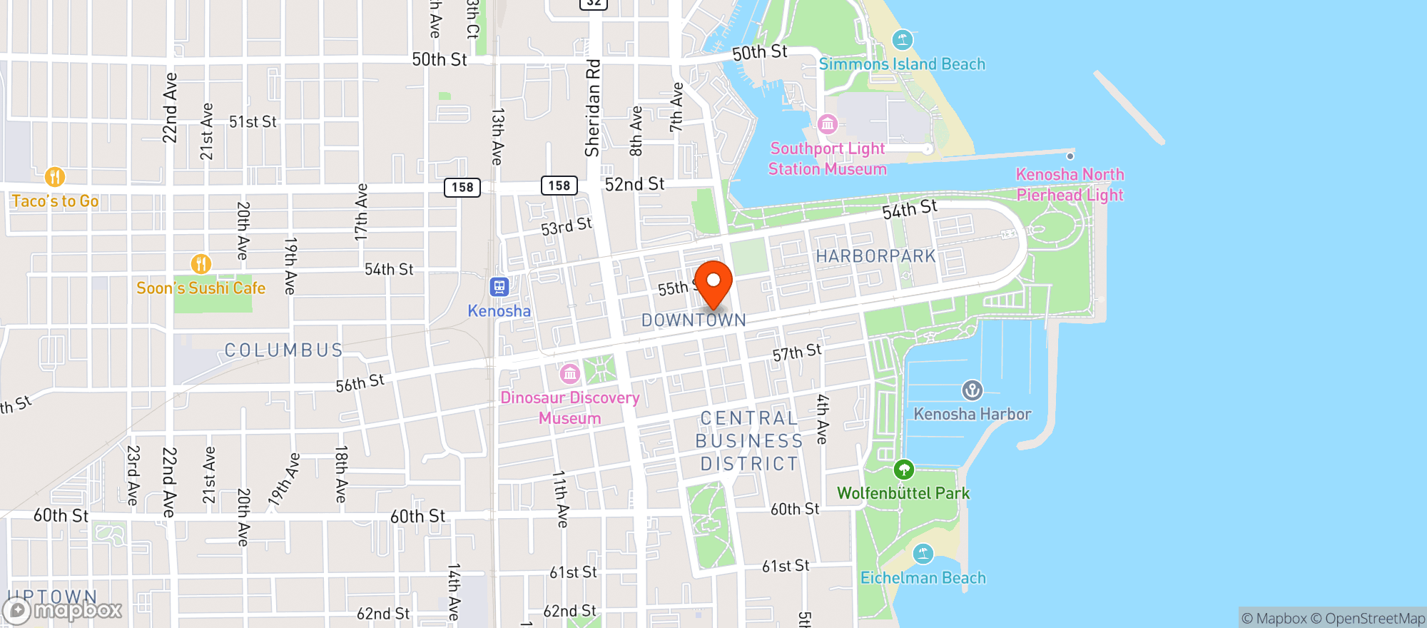 Map showing Apis Hotel & Restaurant