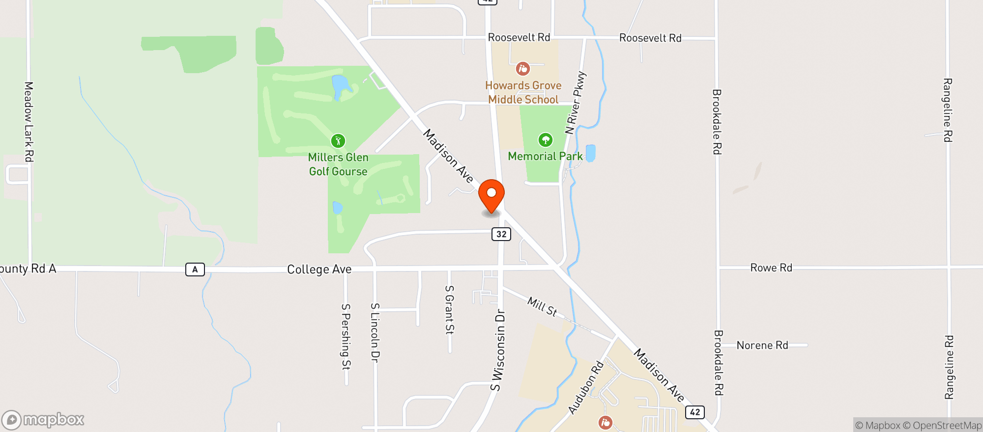 Map showing Station 26