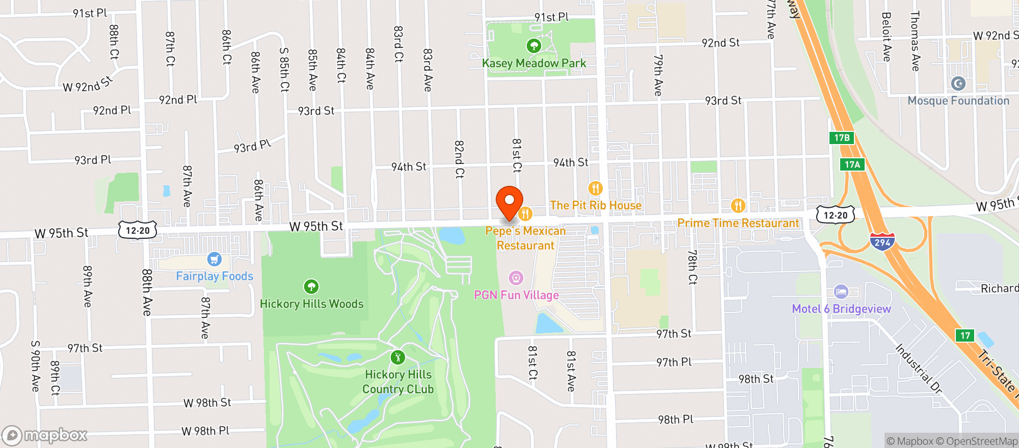 Map showing Pgn Fun Village