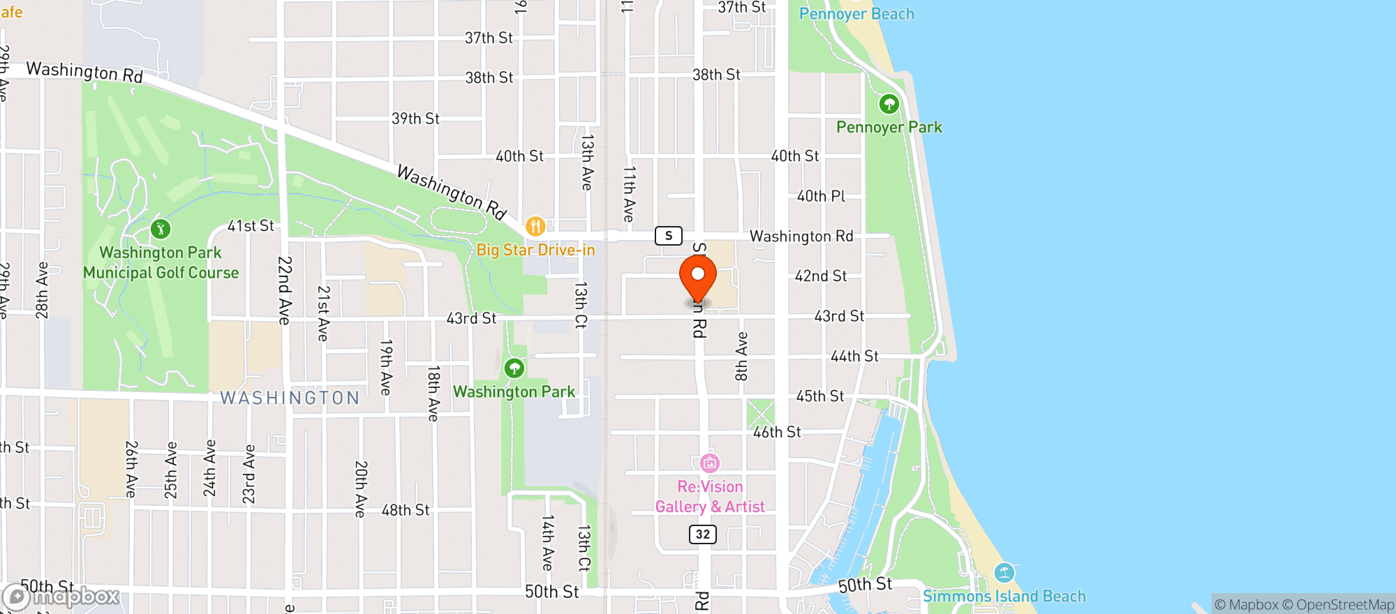 Map showing Westown 3