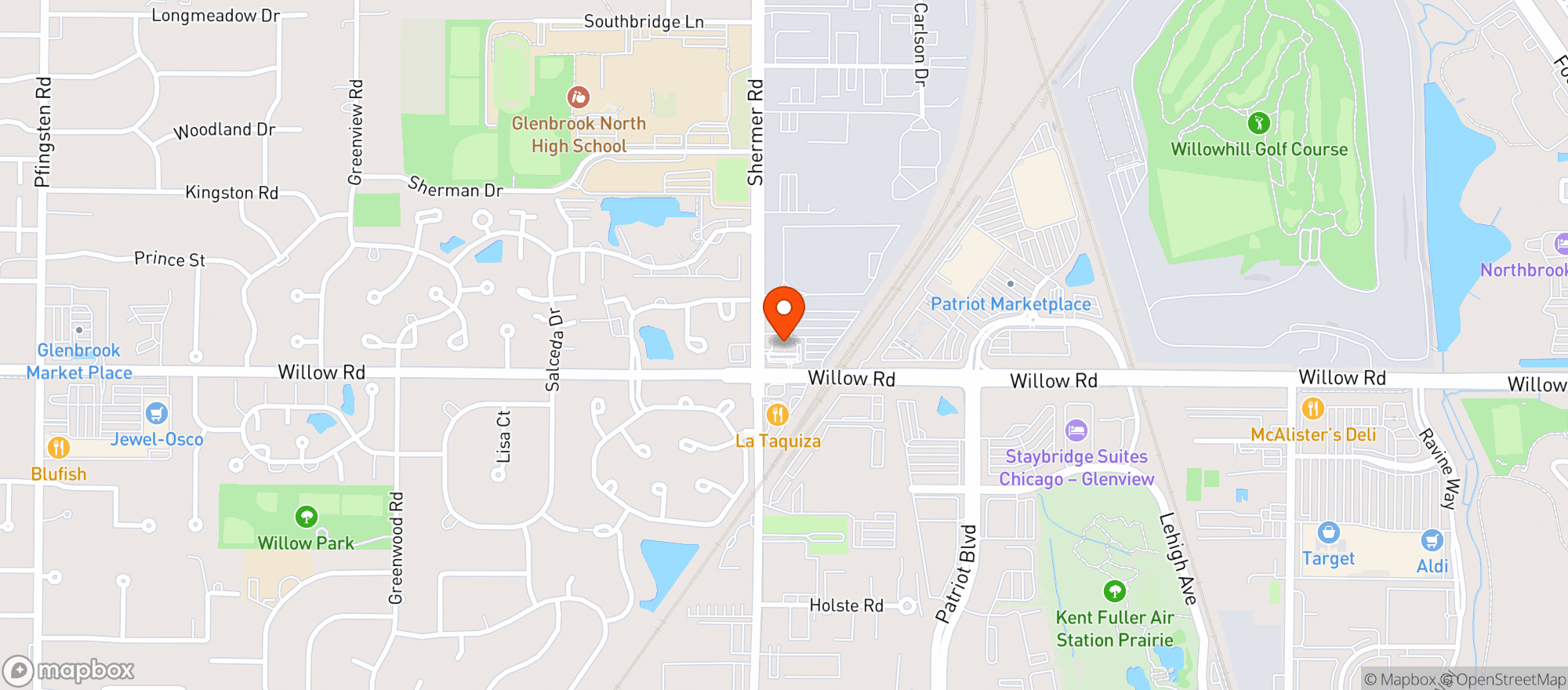 Map showing Bp Shop #151