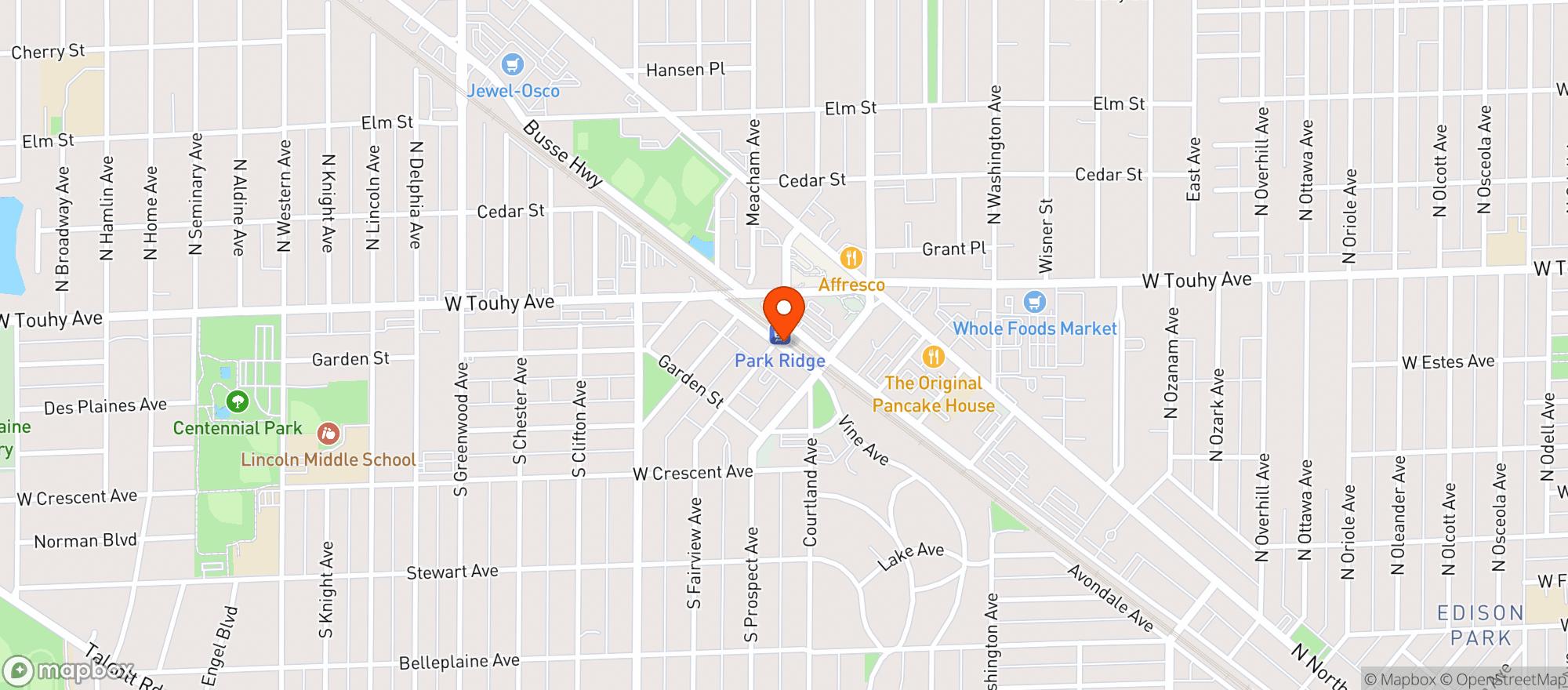 Map showing BEER ON THE WALL