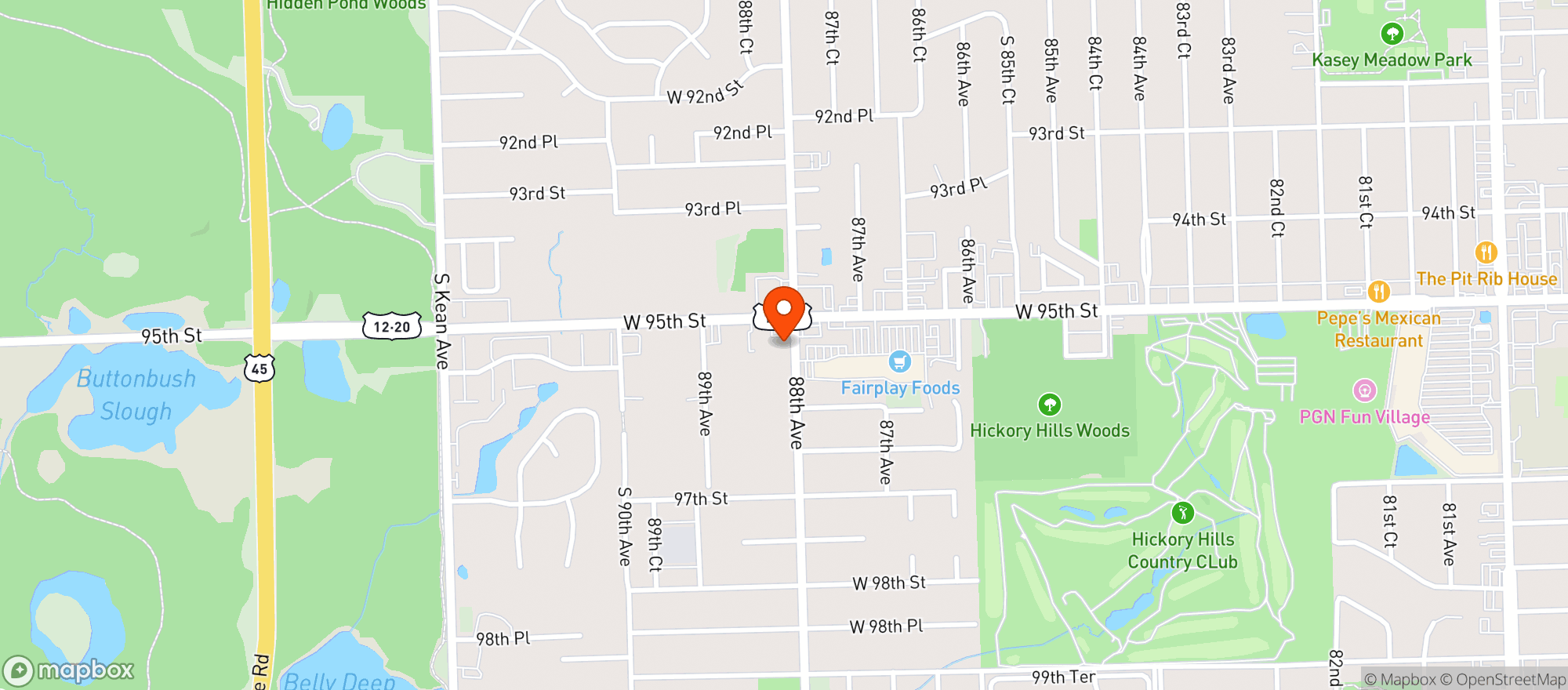 Map showing Maple Lake Wine And Spirits