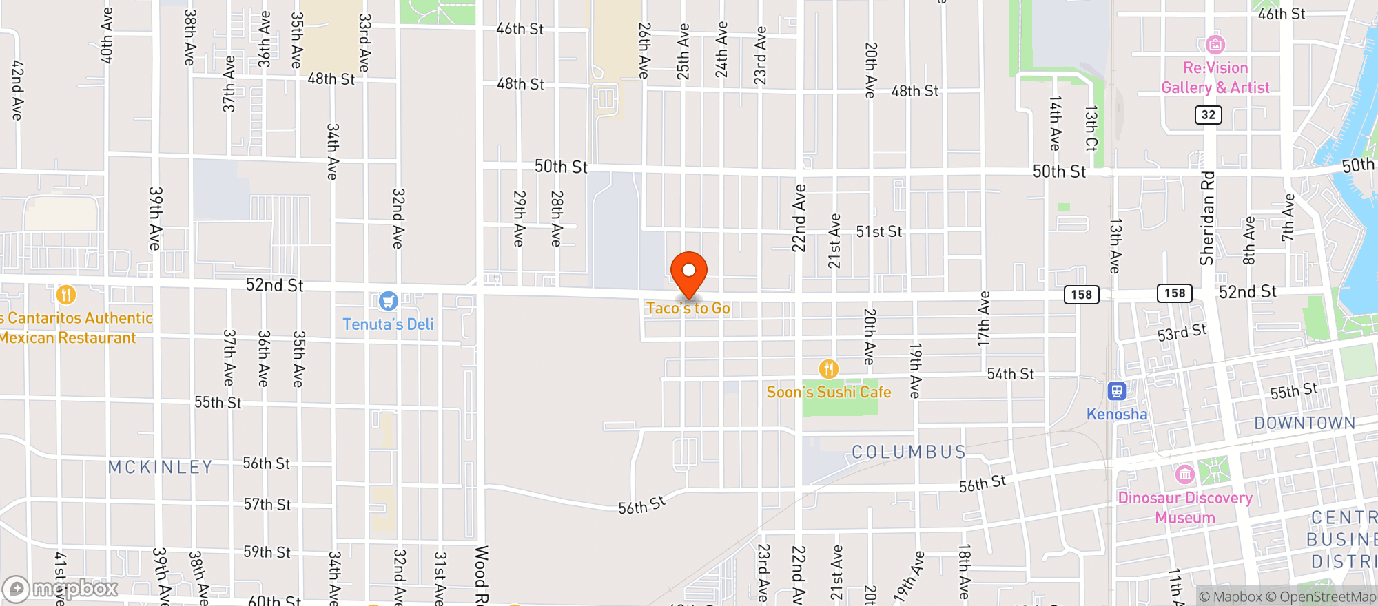 Map showing Shenanigans On 52nd
