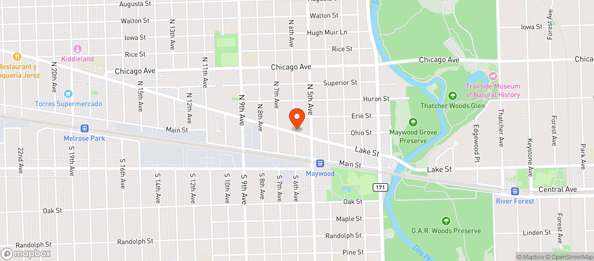 Map showing Supermarcedo Orinte