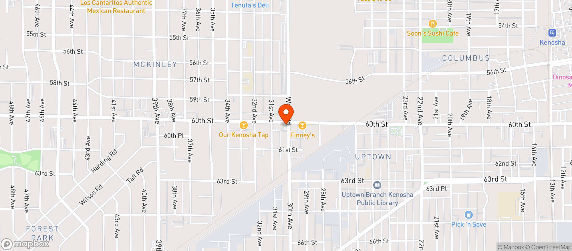 Map showing Shooters