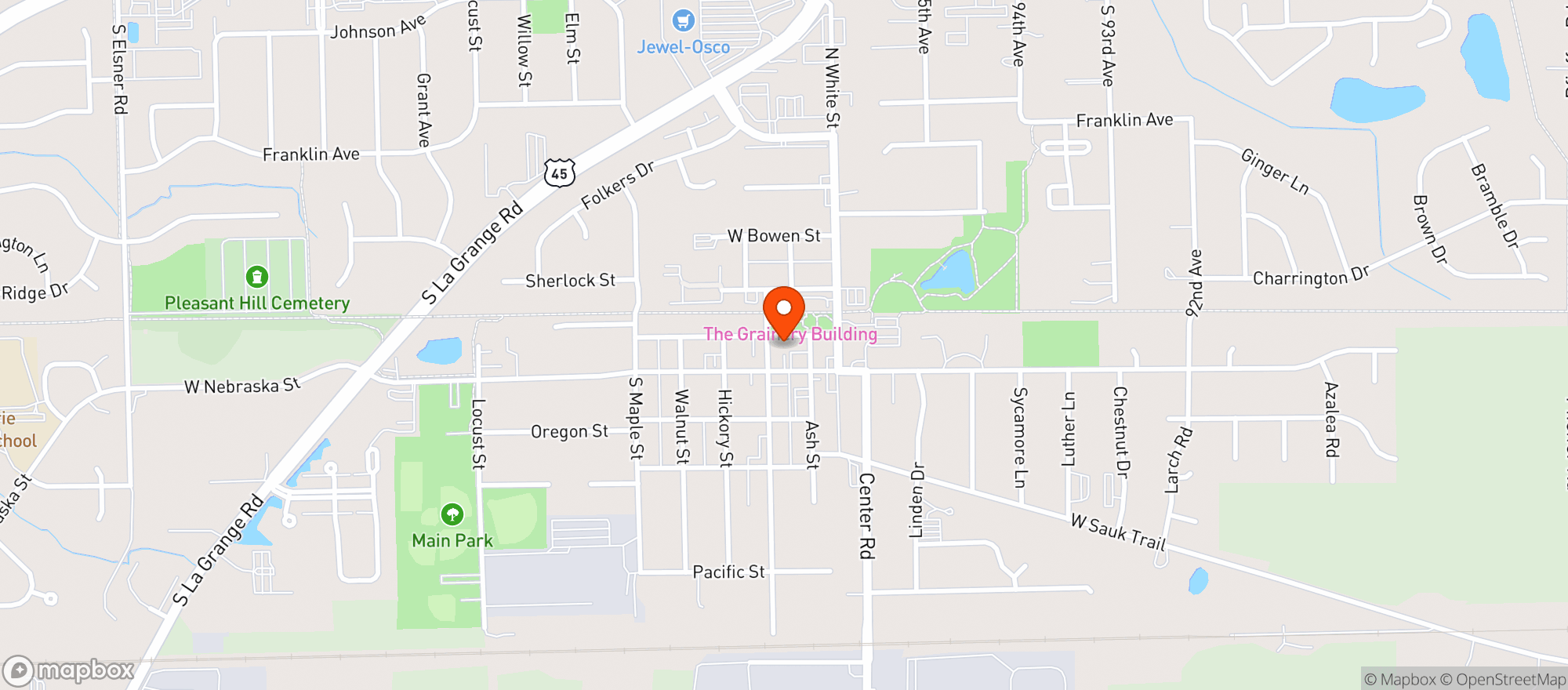 Map showing Fat Rosie's Taco & Tequila Bar