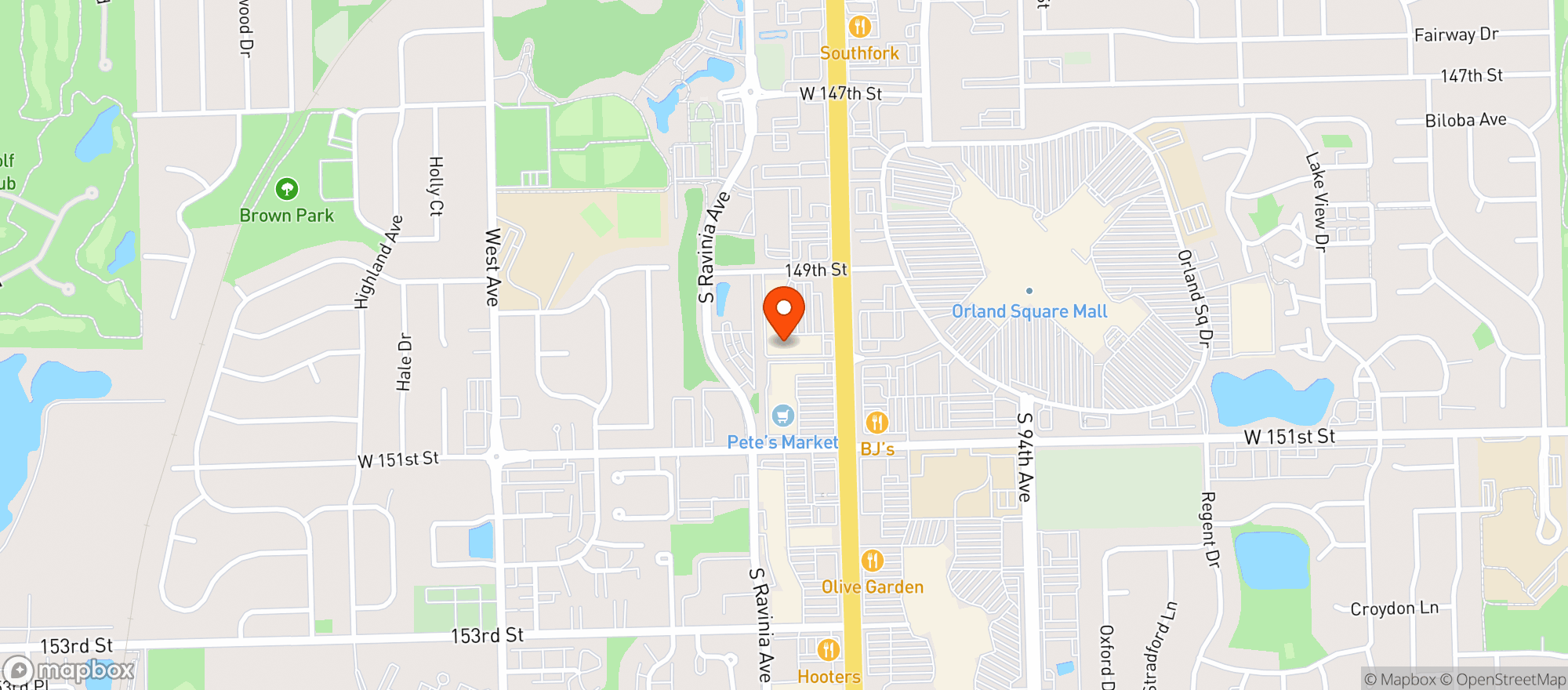 Map showing Trader Joes