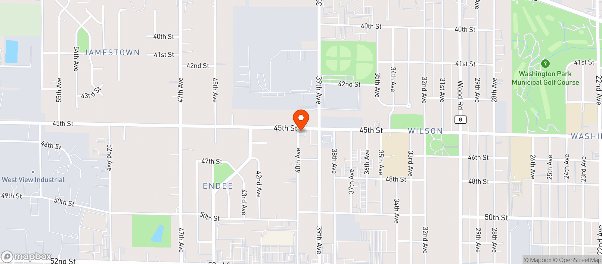 Map showing Ruffolo S Special Pizza Ii