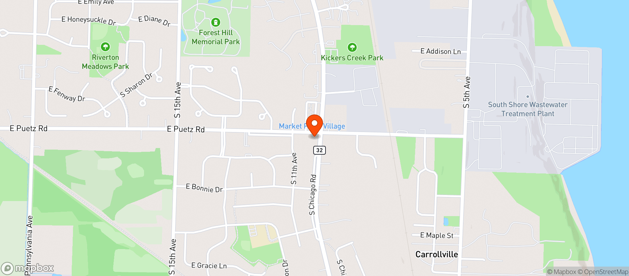 Map showing Discount Smokes & Spirits
