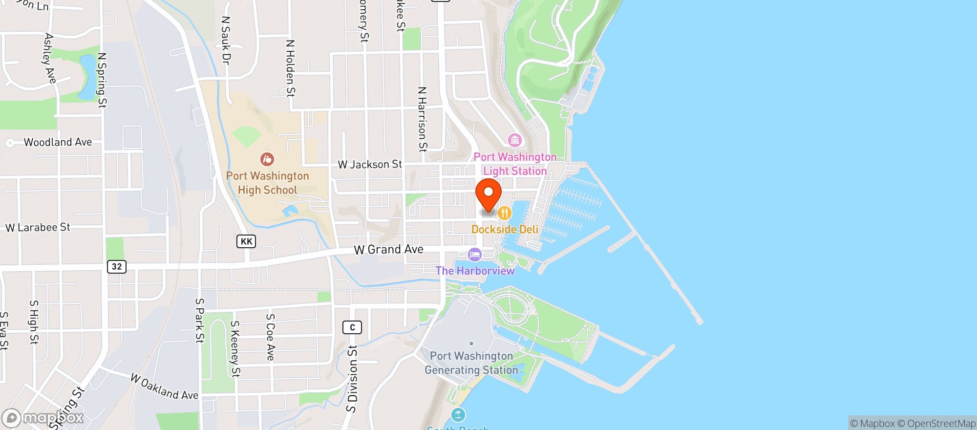 Map showing Locally Inspired