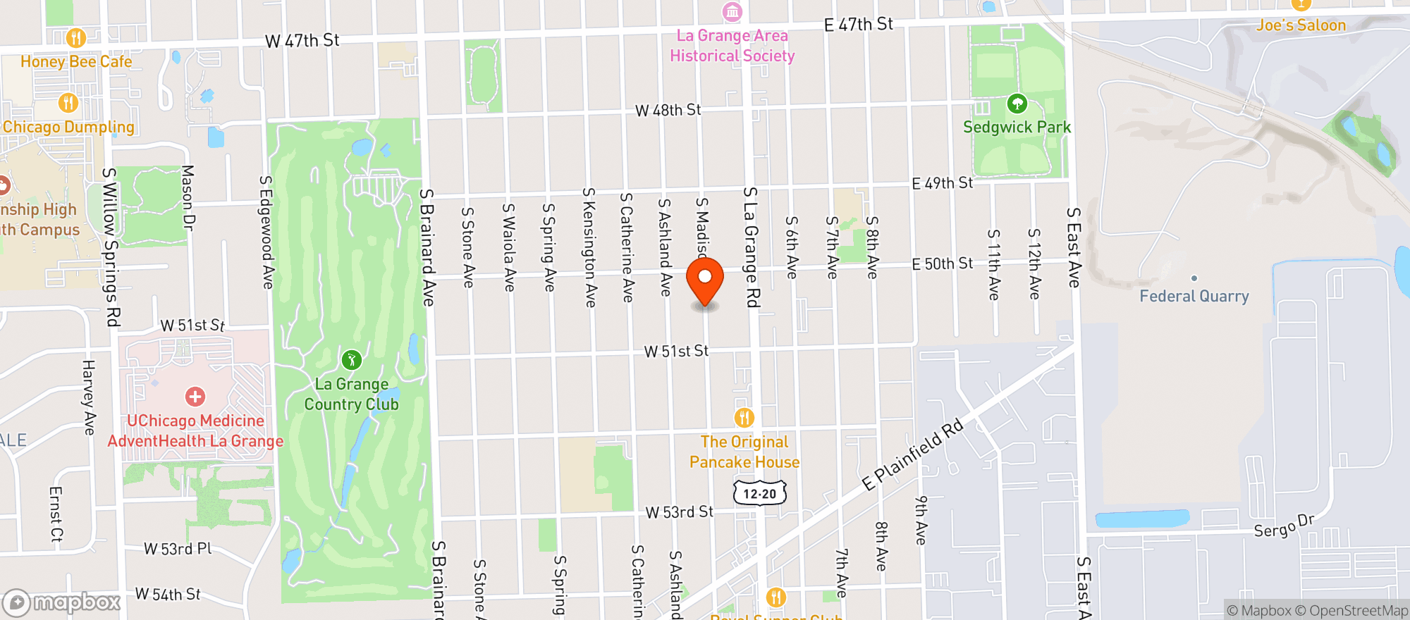 Map showing Boundless Balance Inc