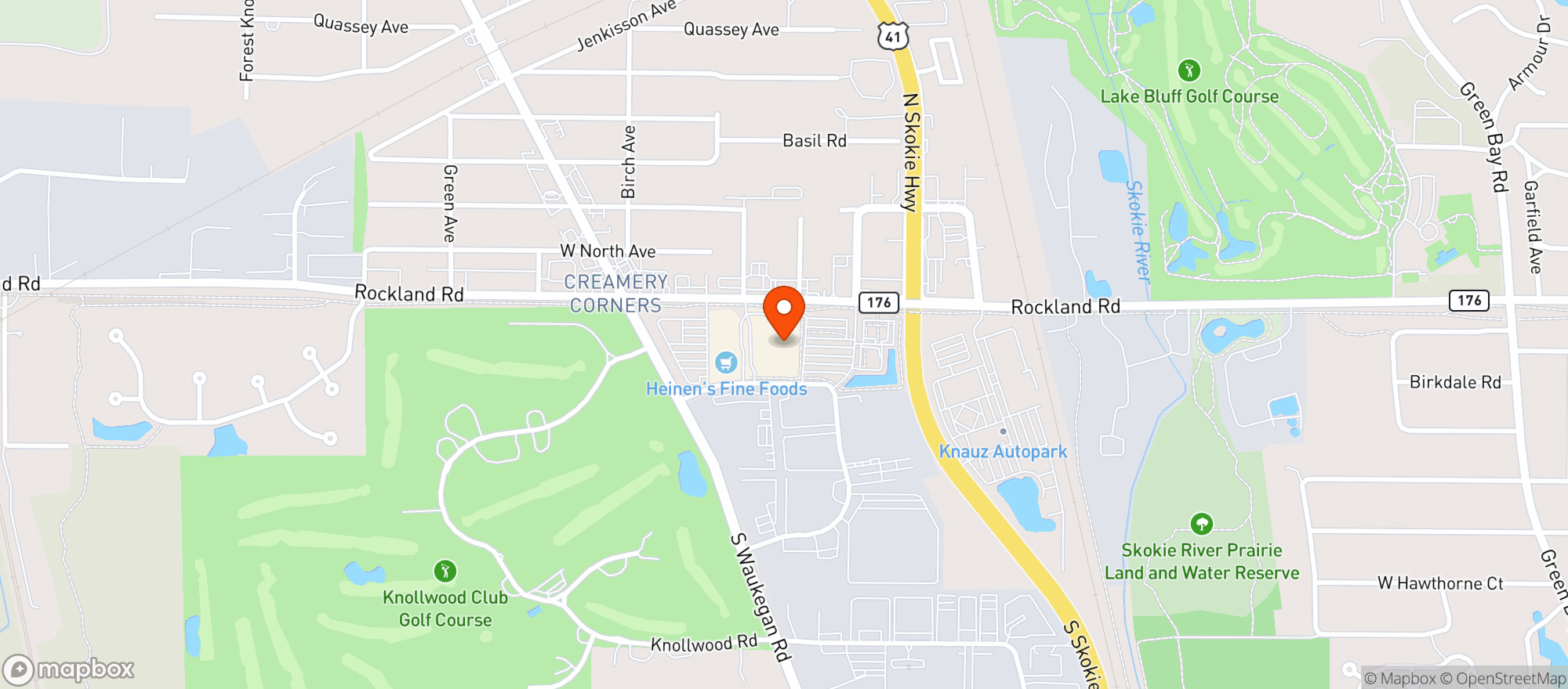 Map showing Target