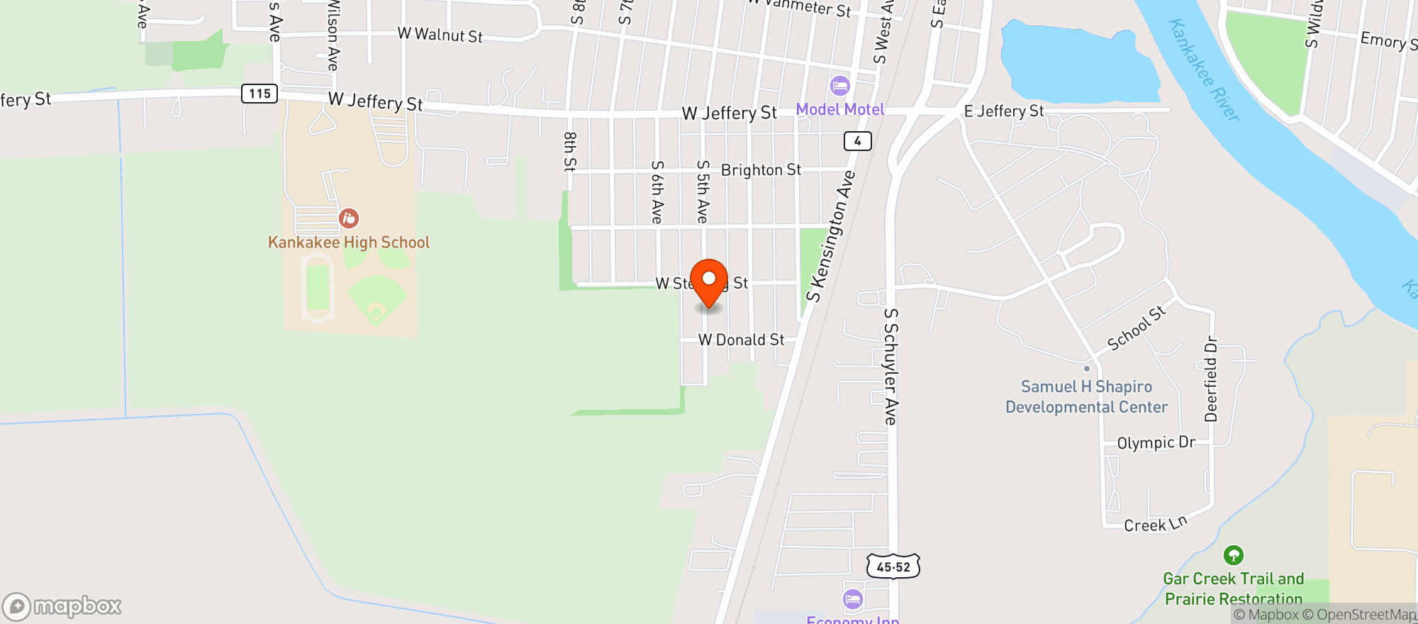 Map showing Elevated Remedy LLC