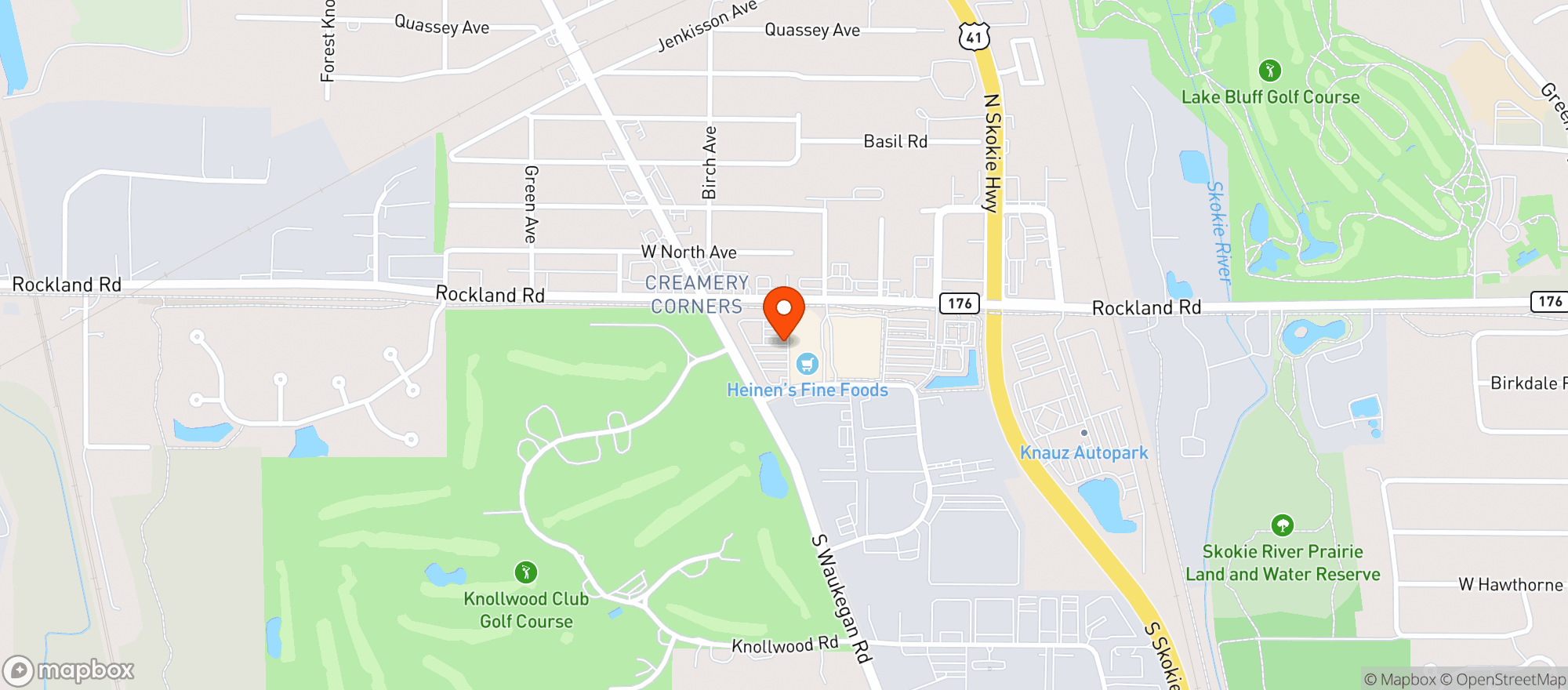Map showing HEINENS