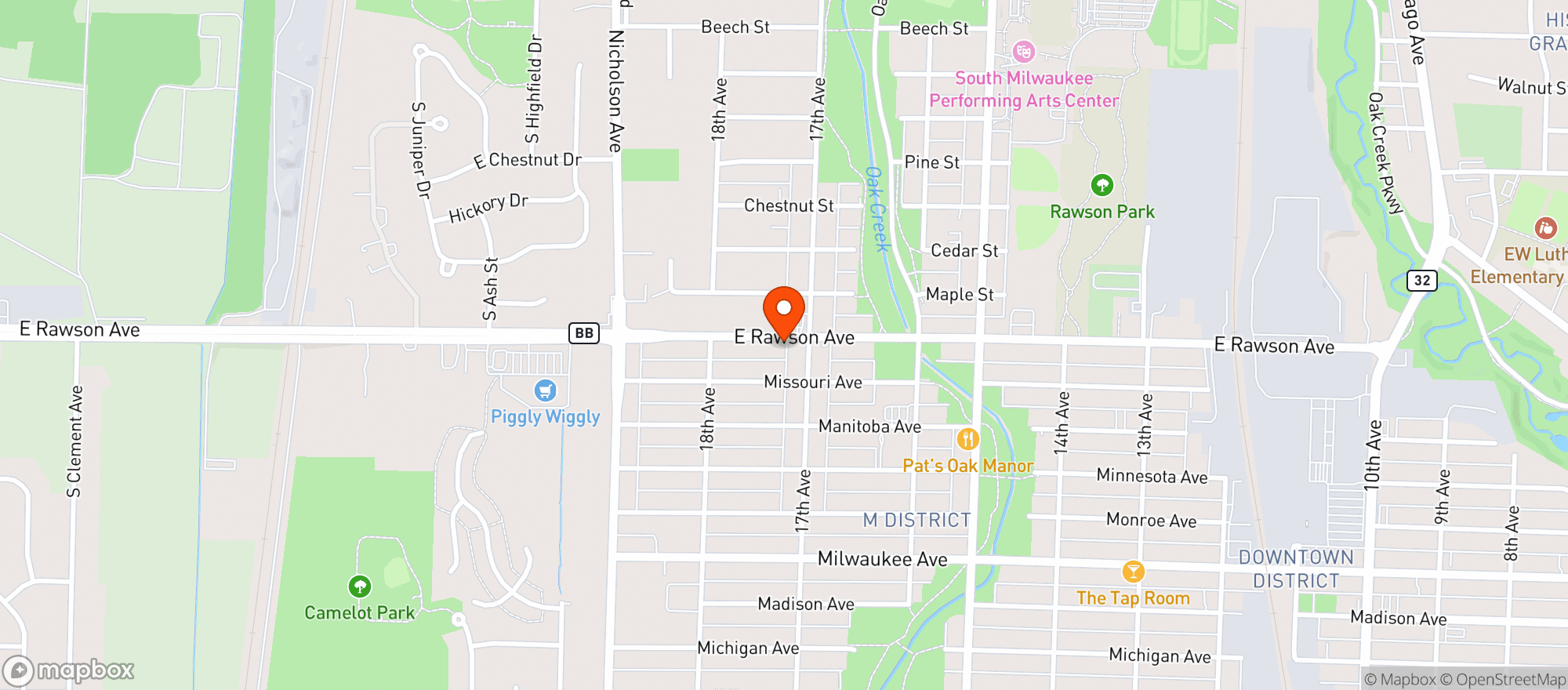 Map showing Golden Lion