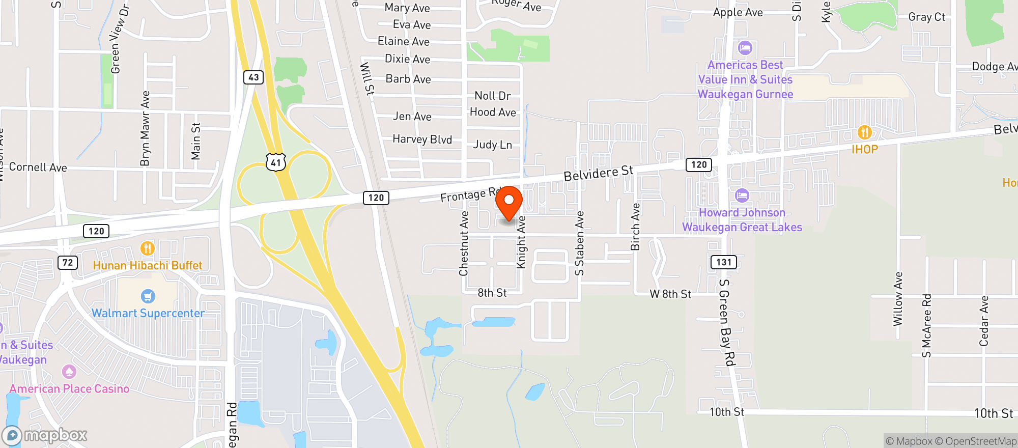 Map showing Greenlight - Park City