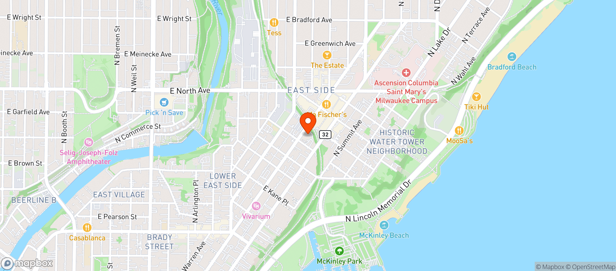 Map showing Waterford Wine And Spirits