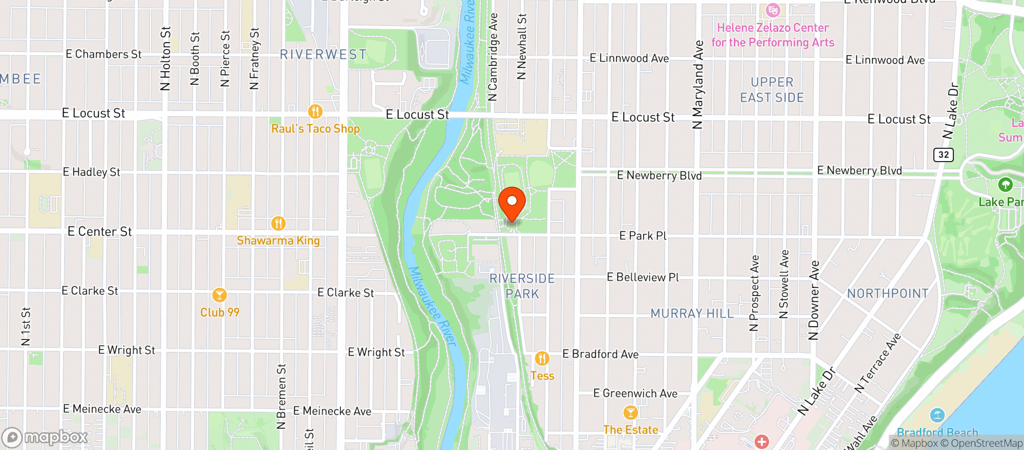 Map showing Prairie Springs On Park