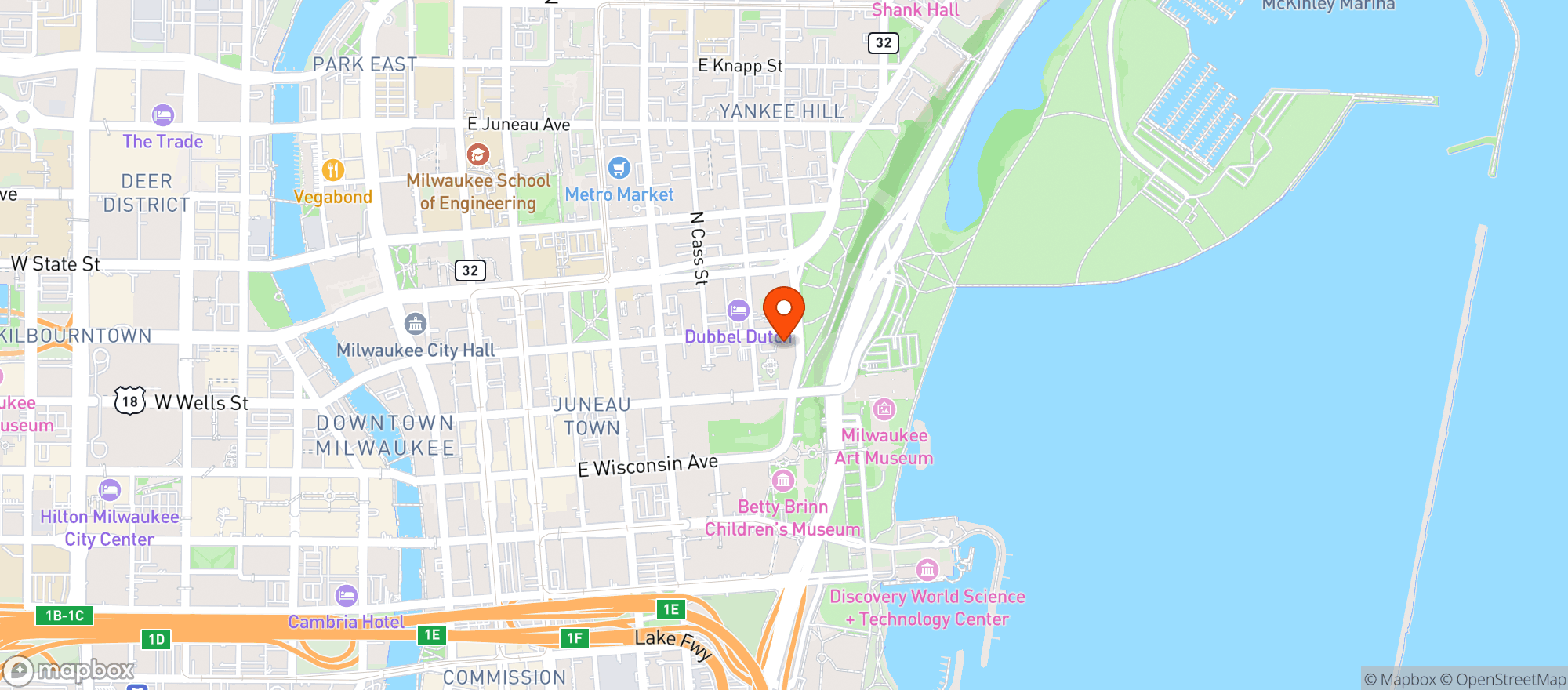 Map showing Bacchus