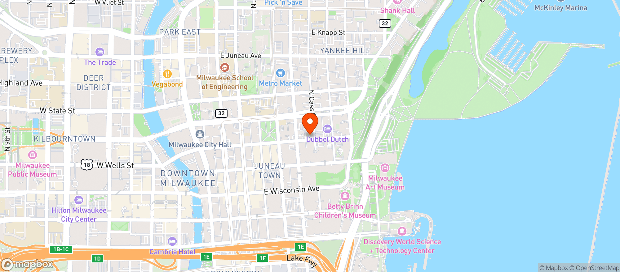 Map showing Buckleys Kiskeam Inn