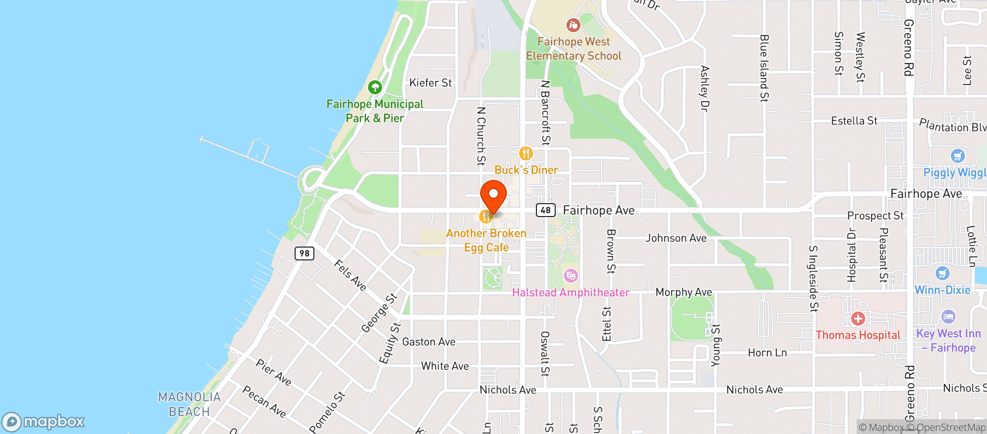 Map showing Locals