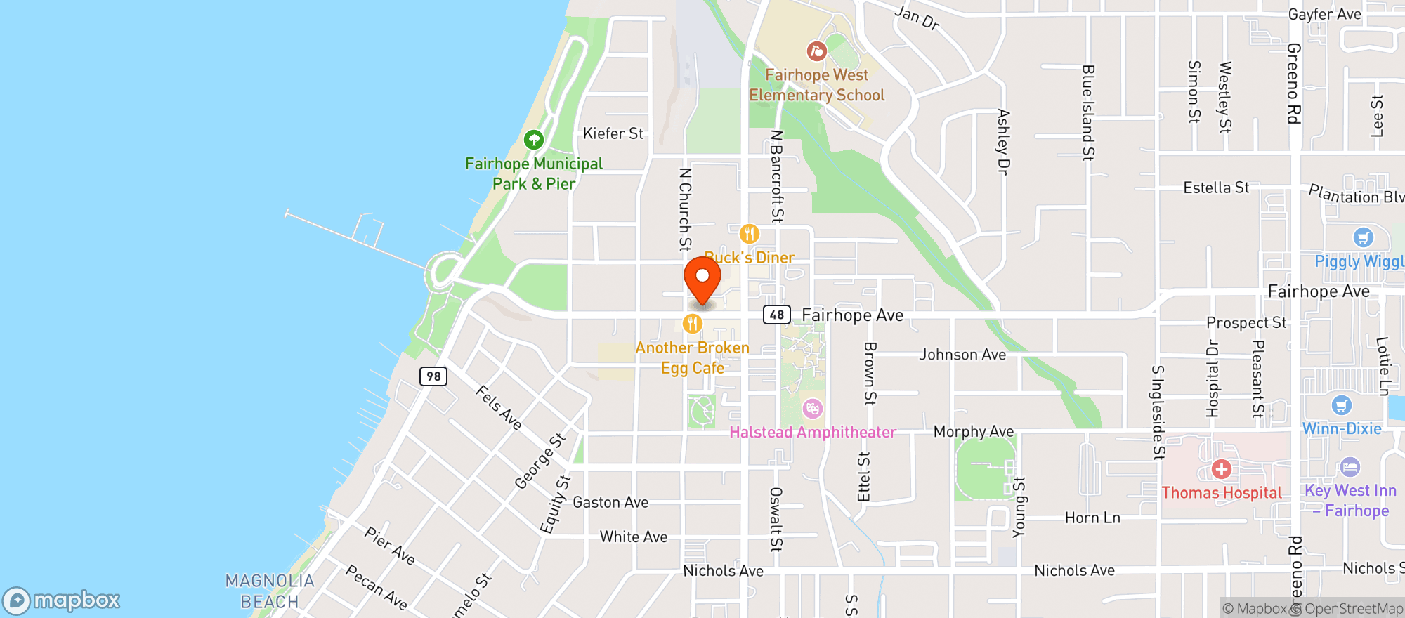 Map showing Sage Lebanese Cuisine Cafe