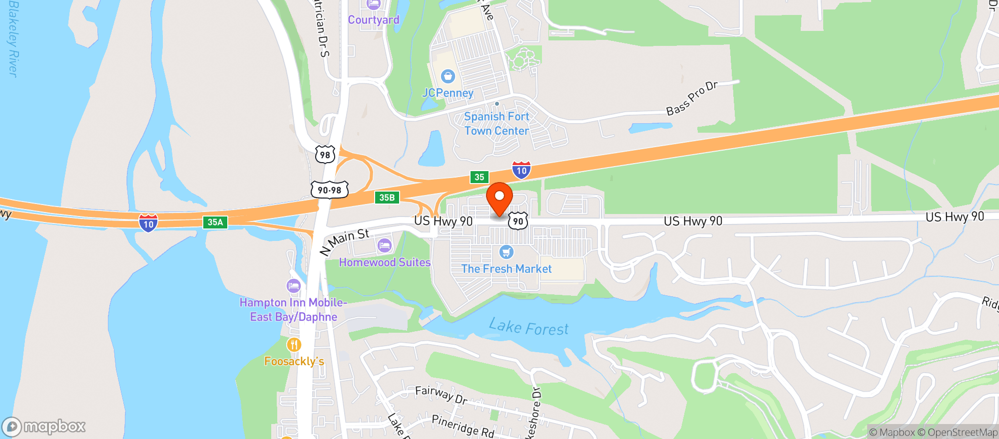 Map showing Taco Mama