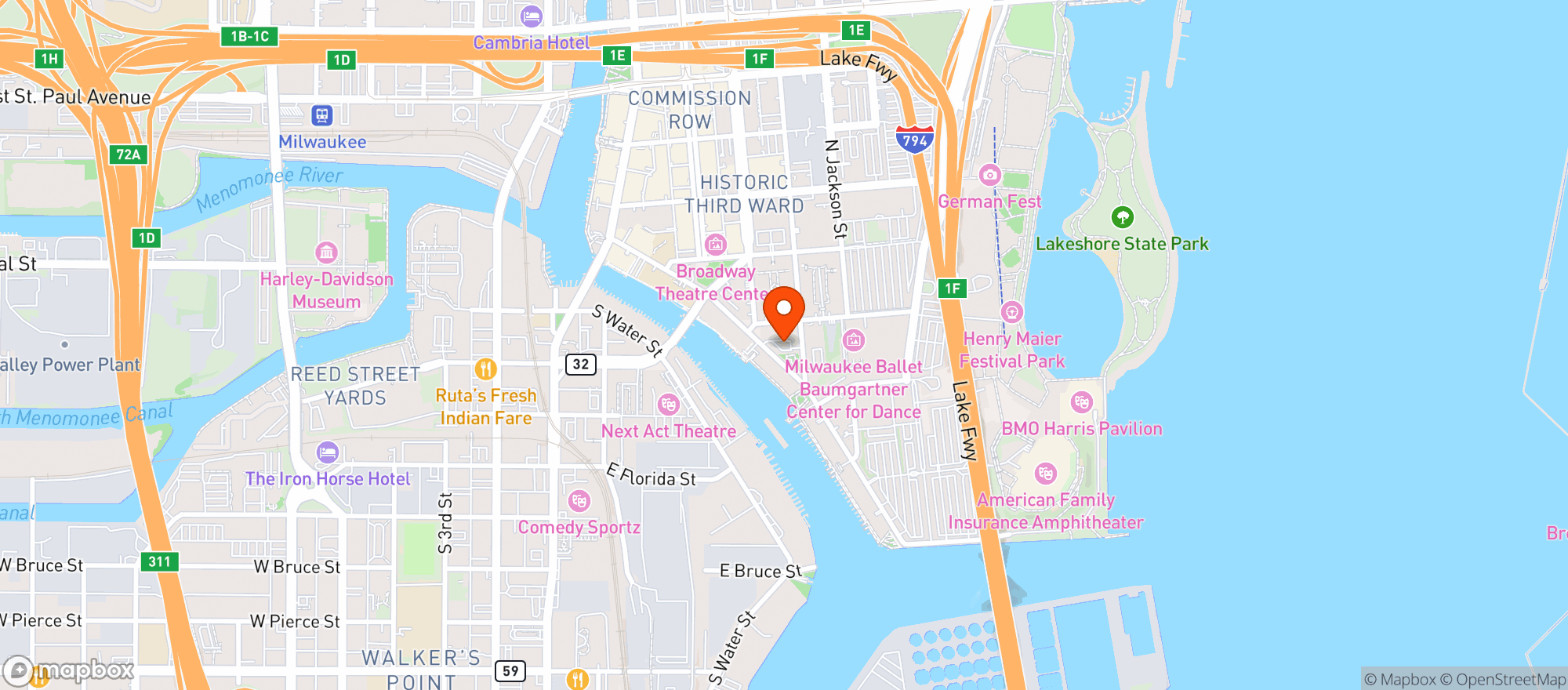 Map showing DanDan