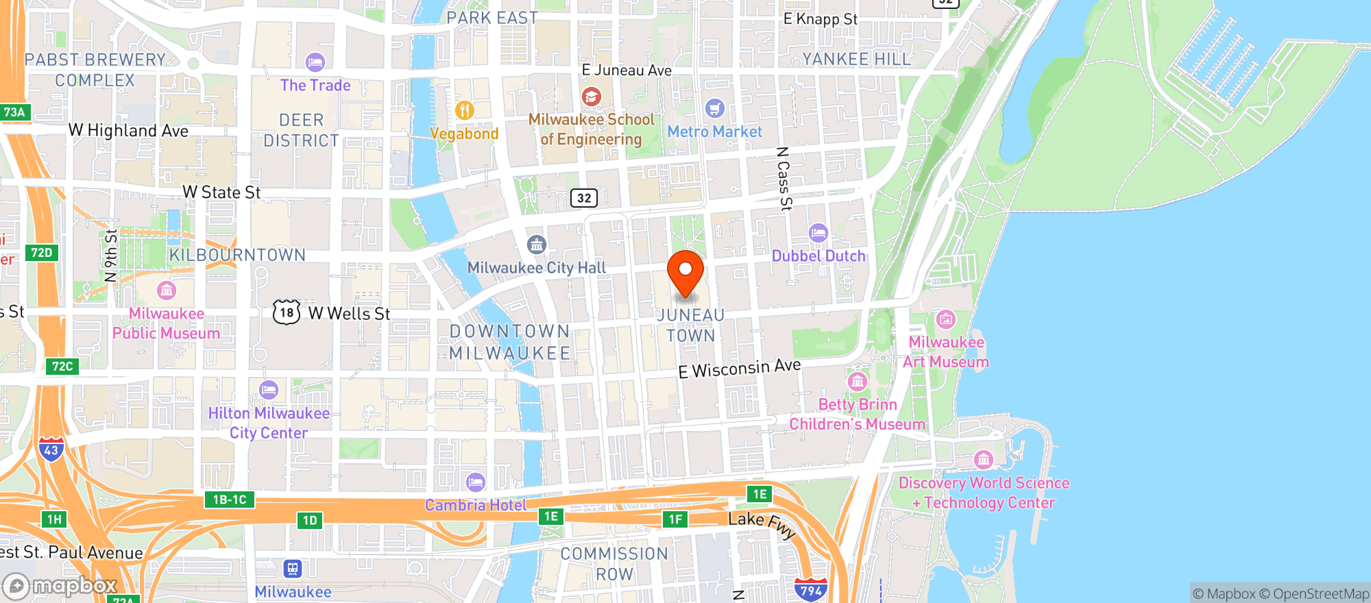 Map showing Sportclub Nomad